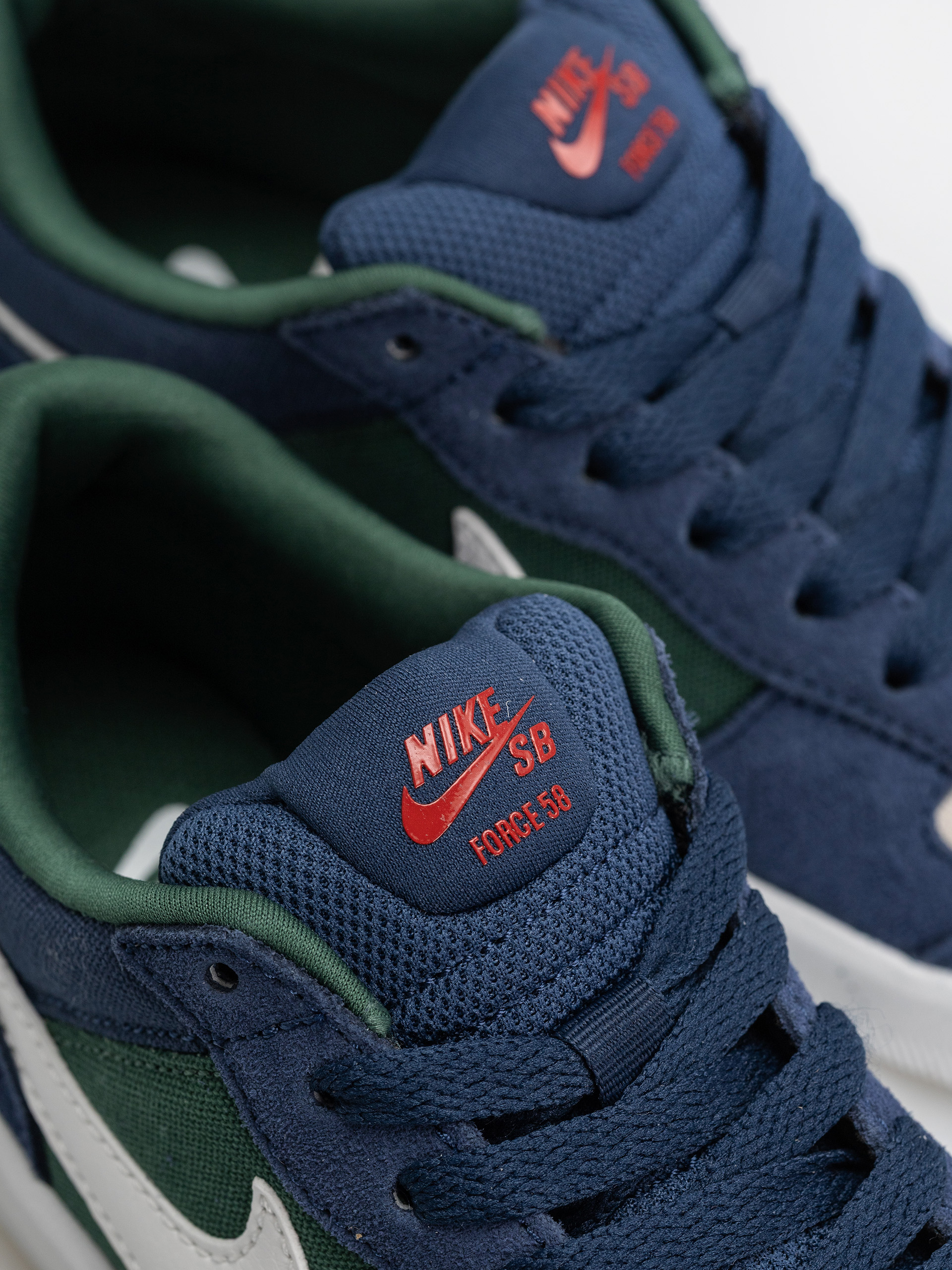 Nike SB Force 58 Schuhe (navy/summit white/noble green/white)