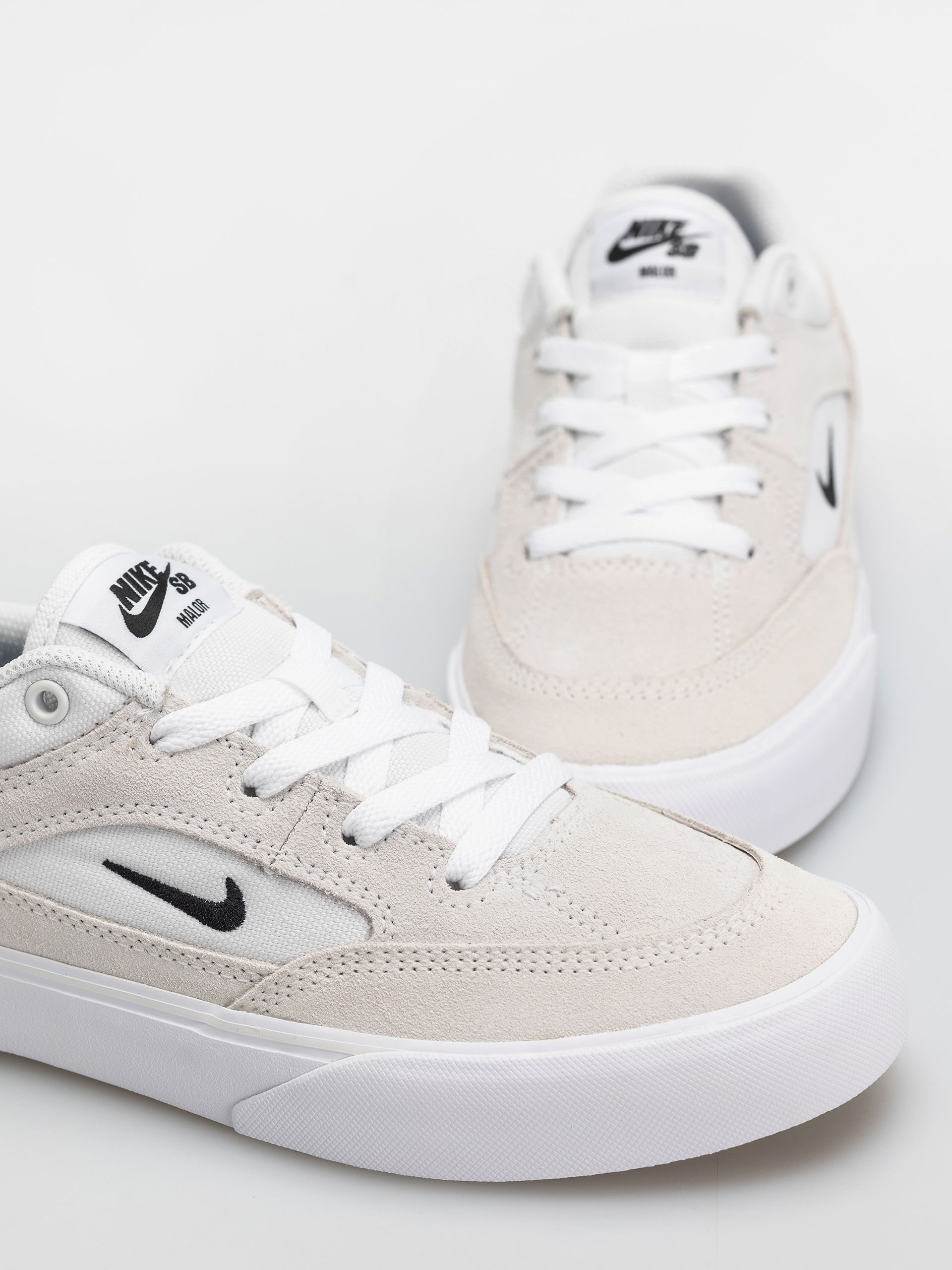 Nike SB Malor Schuhe (white/black/summit white/gum light brown)