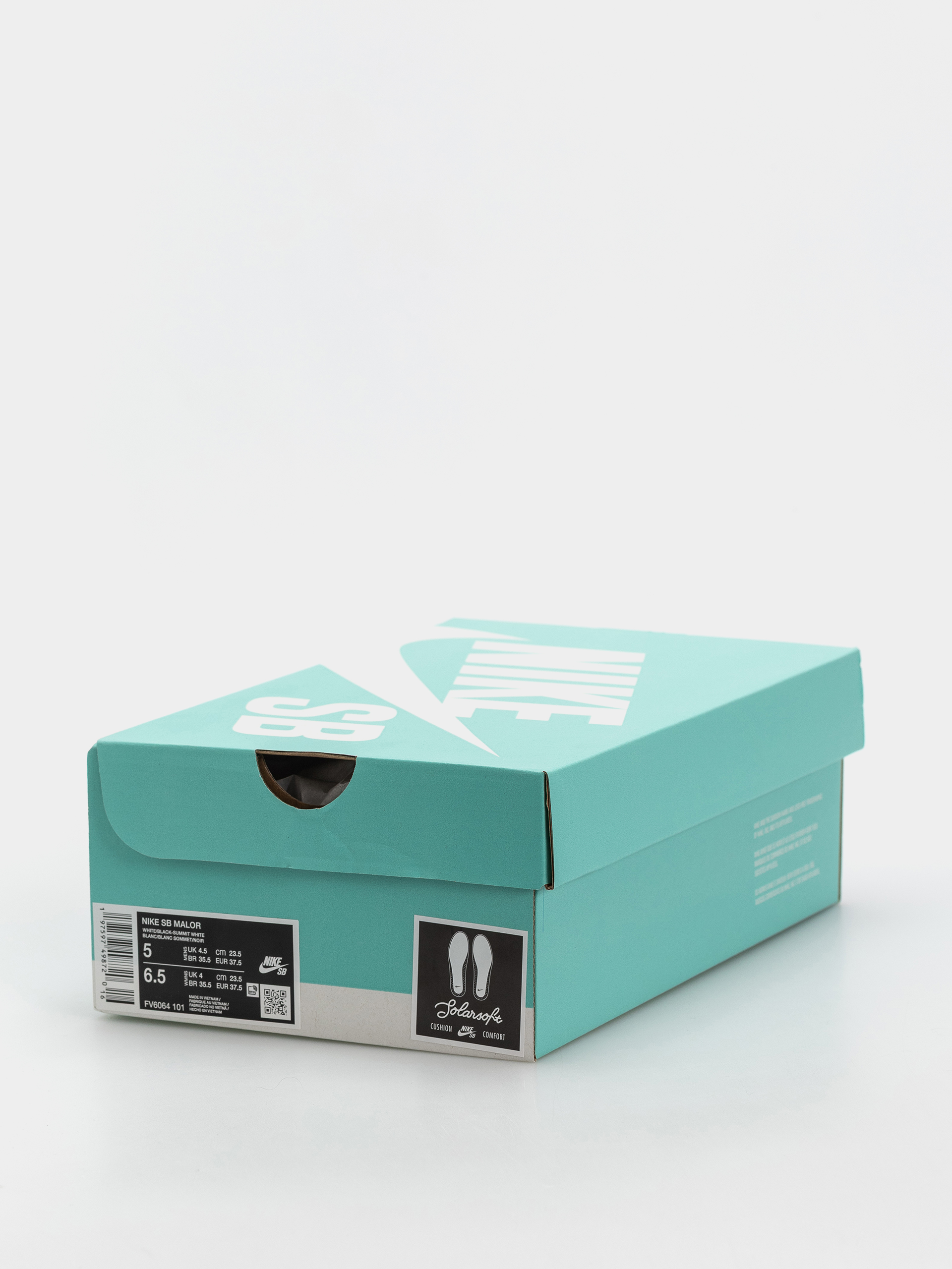 Nike SB Malor Schuhe (white/black/summit white/gum light brown)