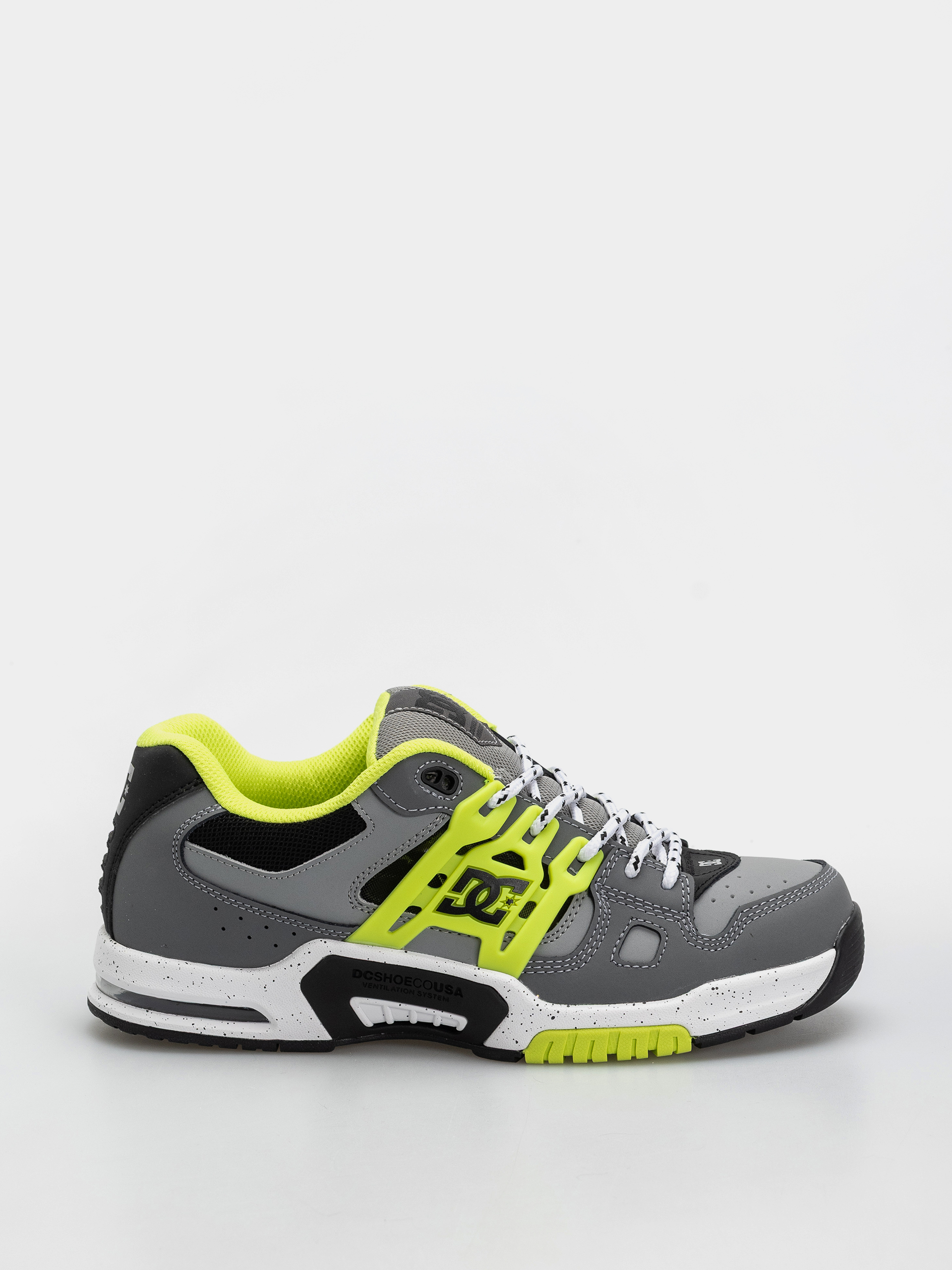 DC At 2 Shoes (grey/black/lime)