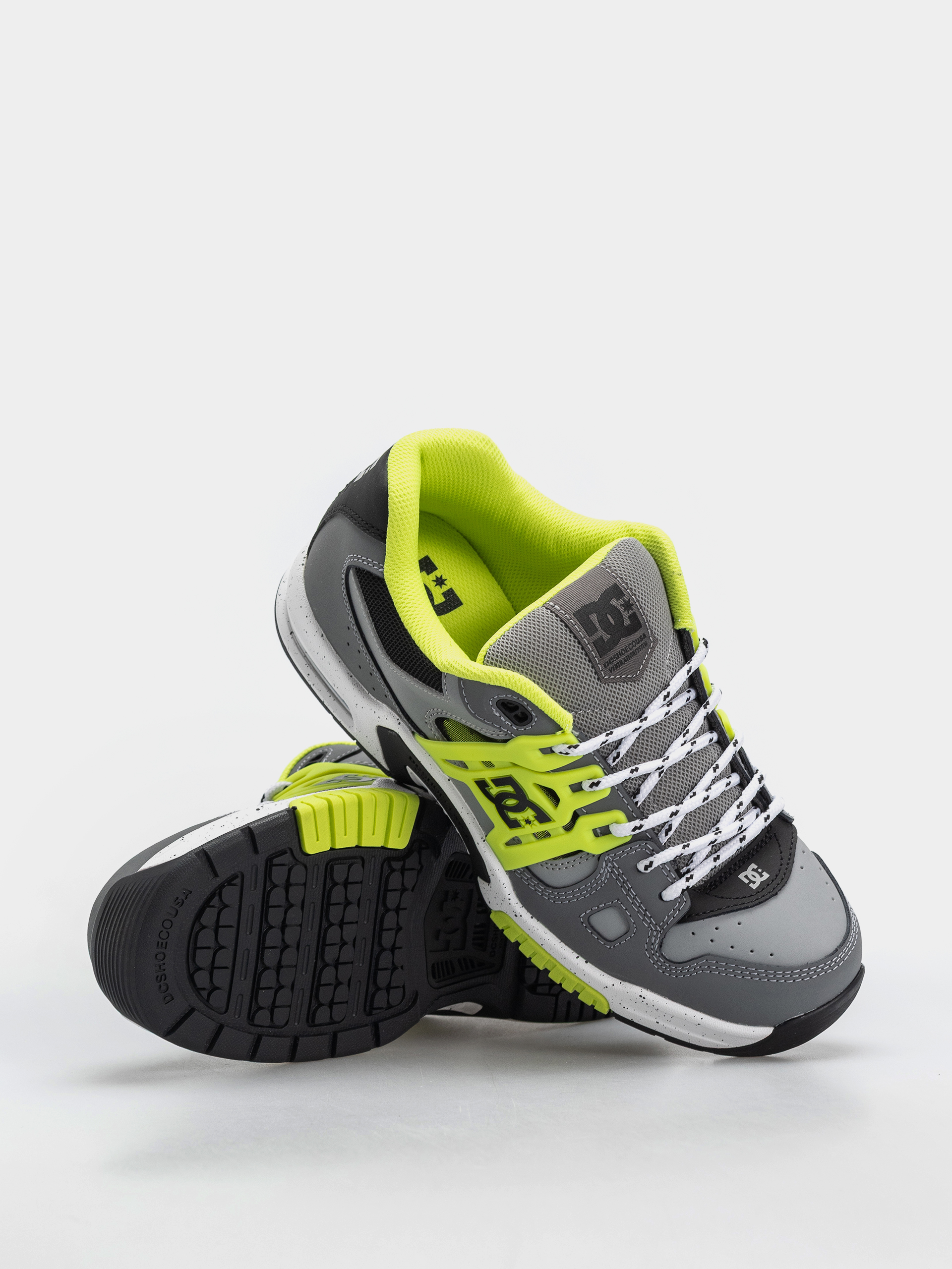 DC At 2 Shoes (grey/black/lime)