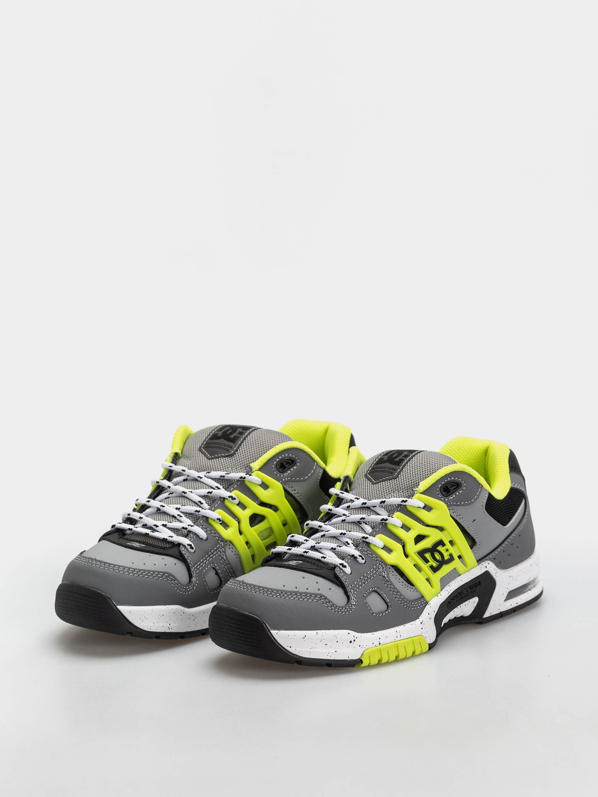 DC At 2 Shoes (grey/black/lime)