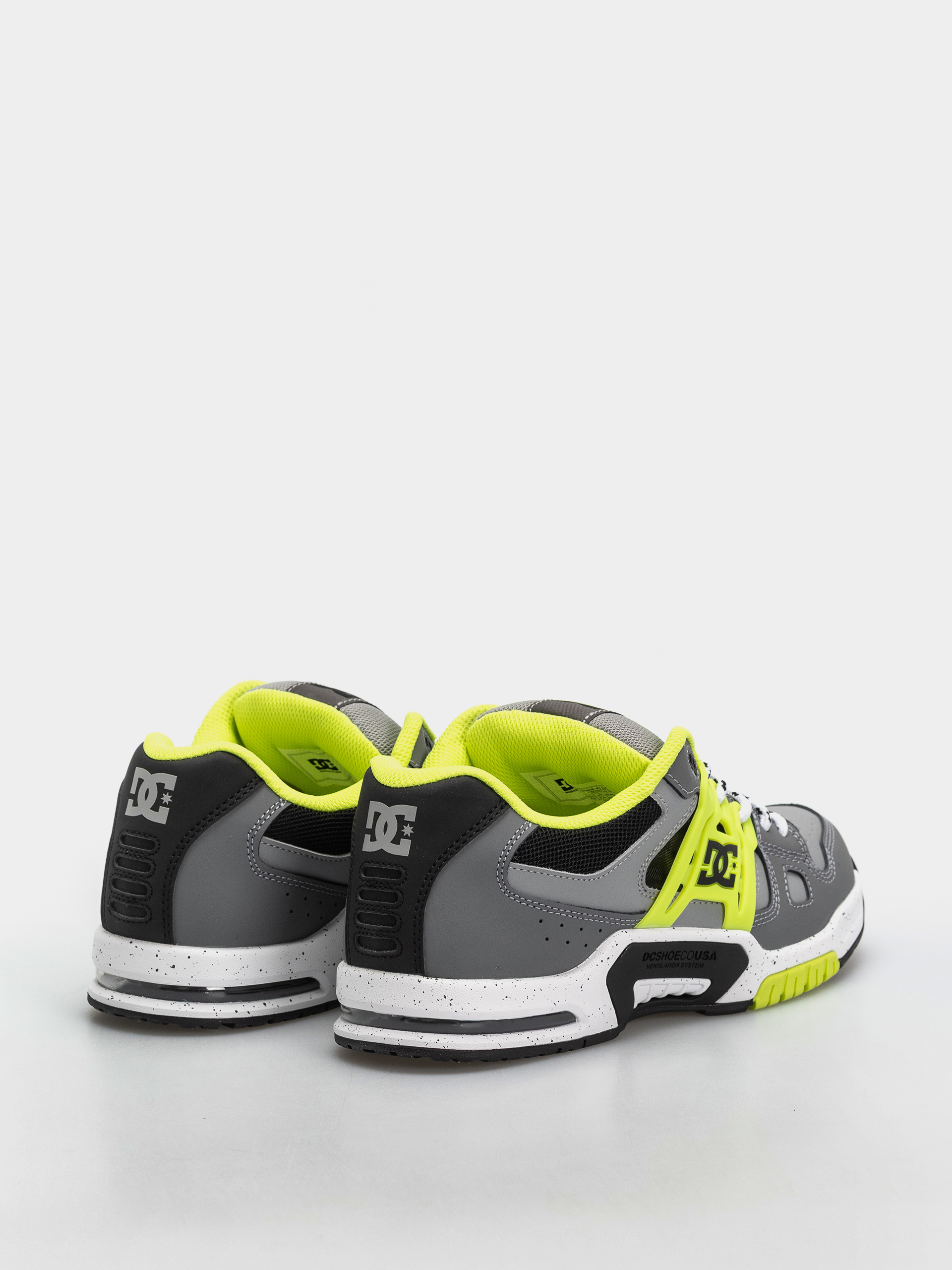 DC At 2 Shoes (grey/black/lime)