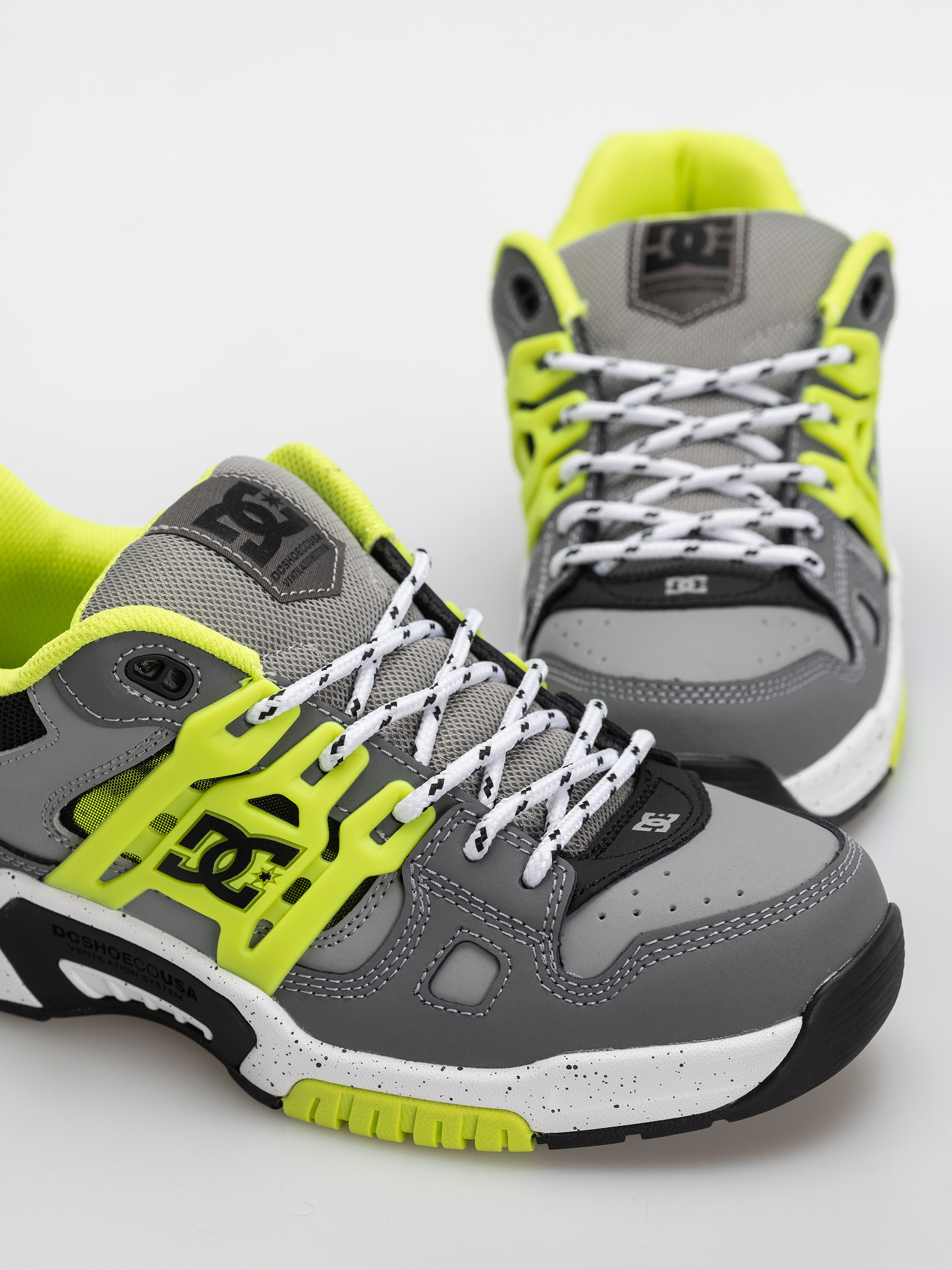 DC At 2 Shoes (grey/black/lime)