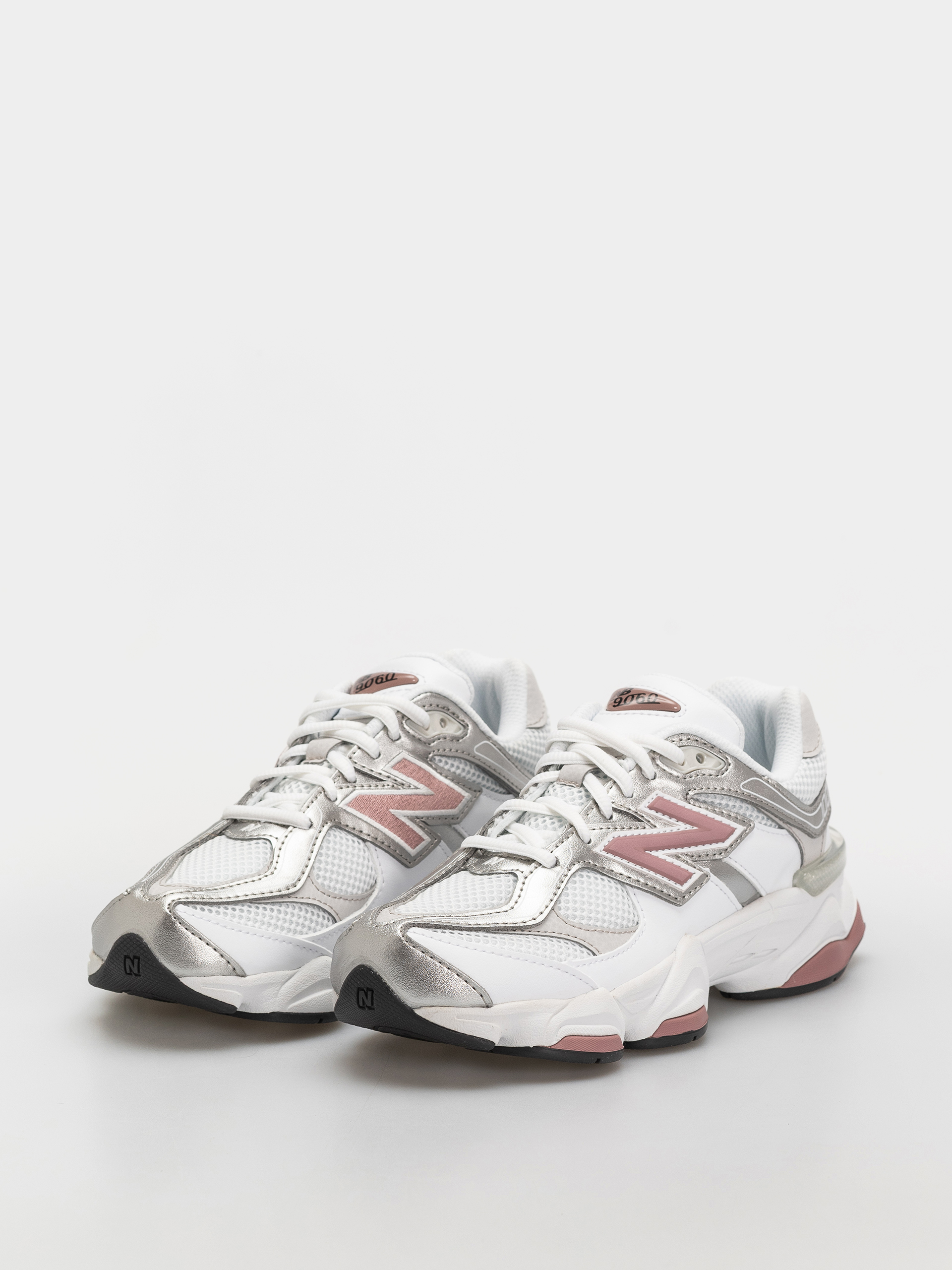 New Balance 9060 JR Shoes (103 white/rosewood)