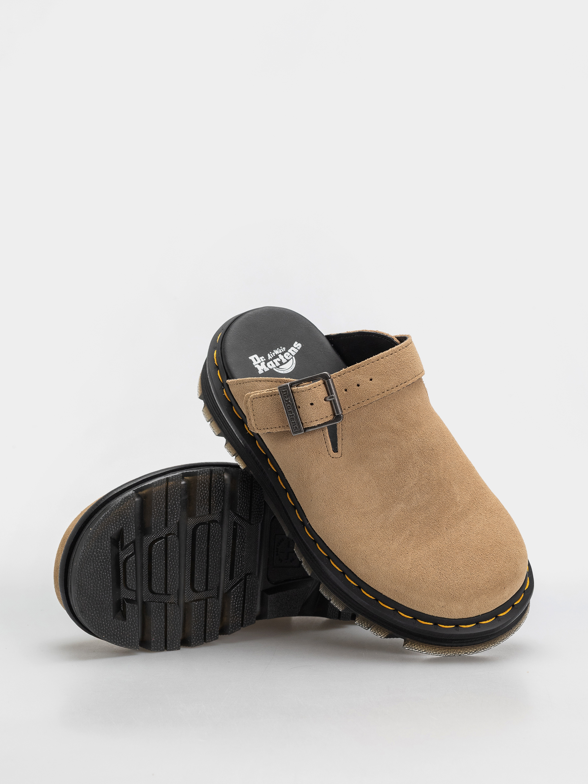 Dr. Martens ZebZag Mule Shoes (savannah tan suede)