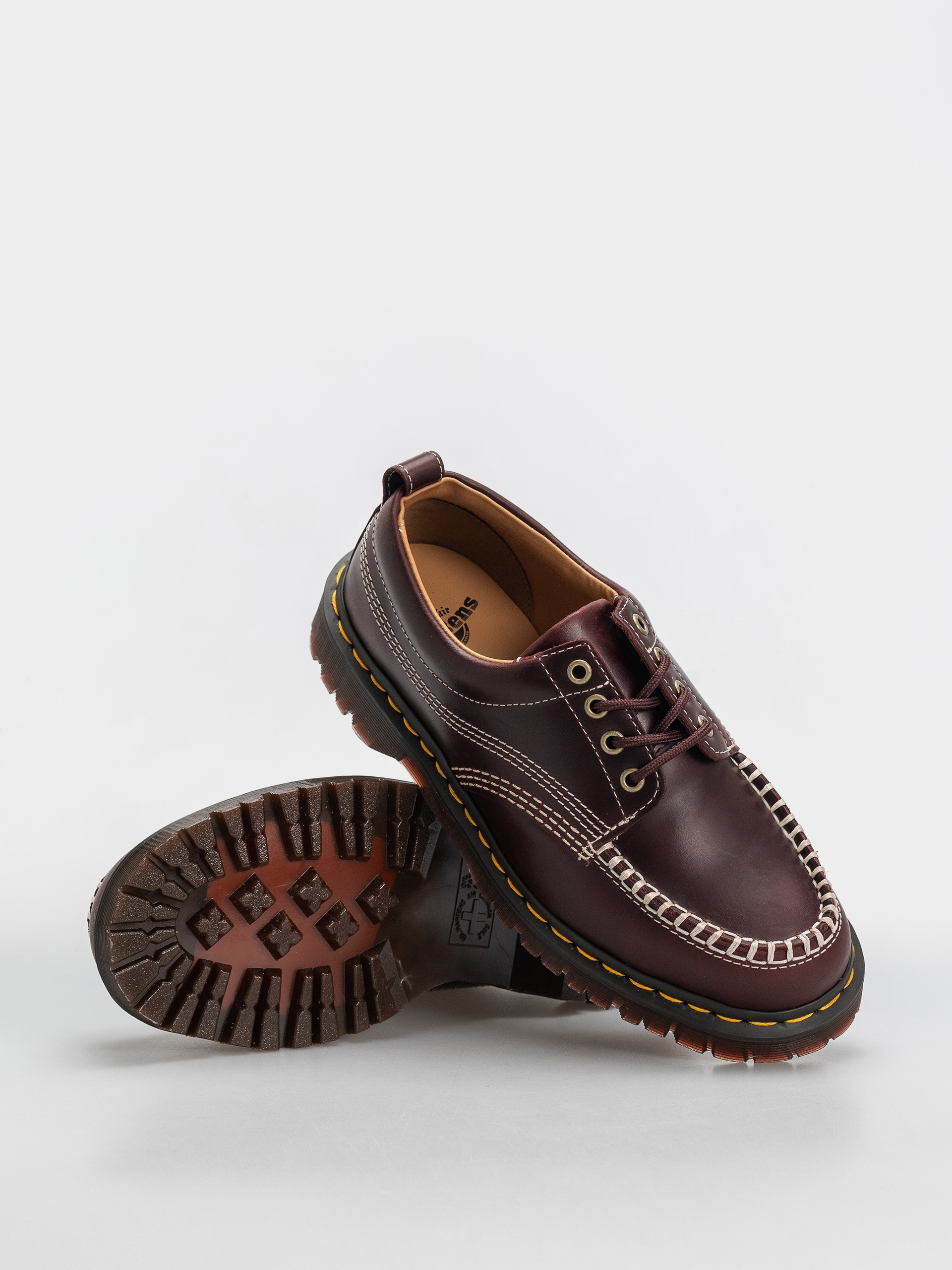 Dr. Martens Lowell Shoes (cherry red orleans)