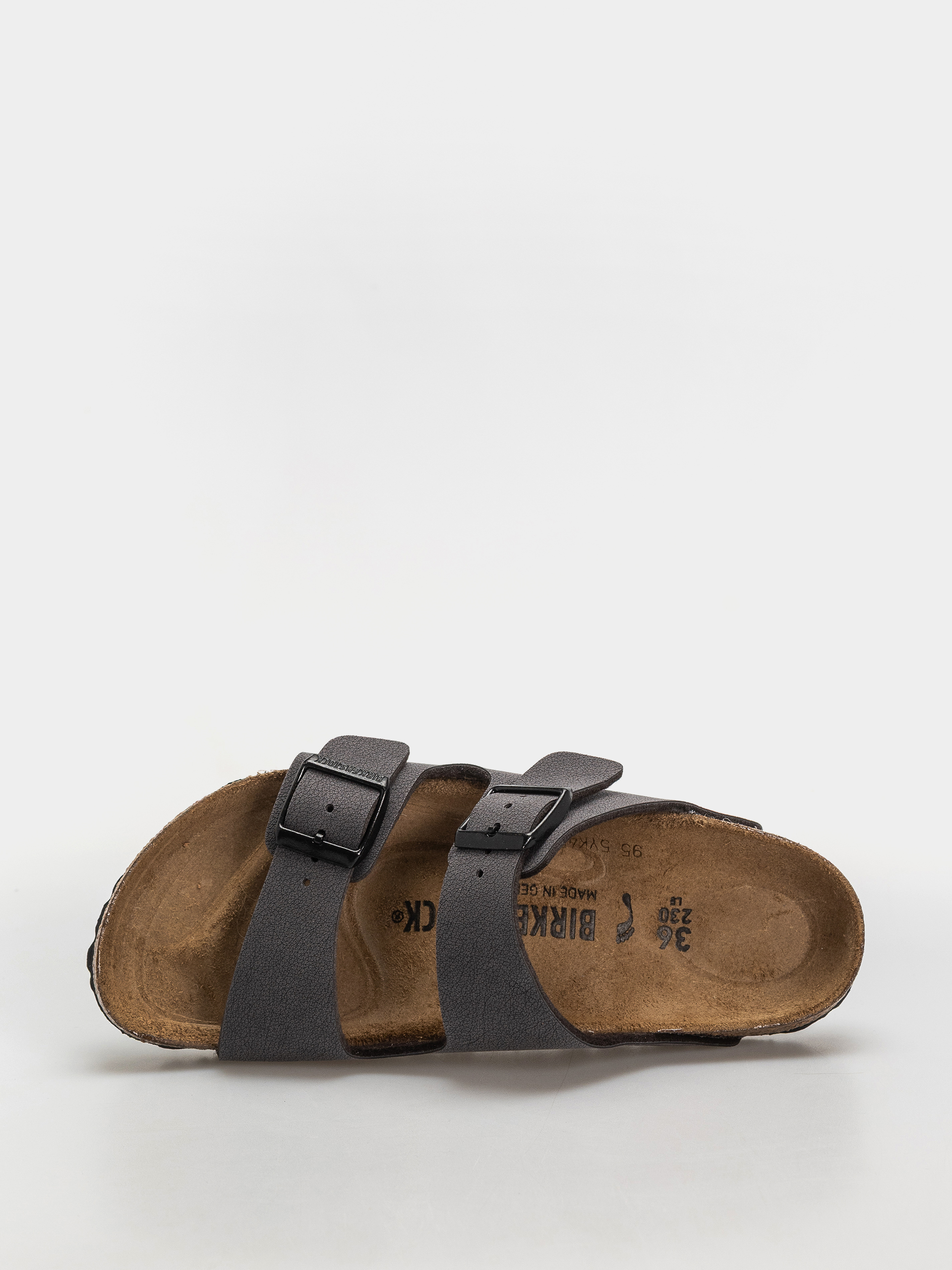 Birkenstock Flip Flops Arizona Birkibuc Narrow (velvet gray/black)