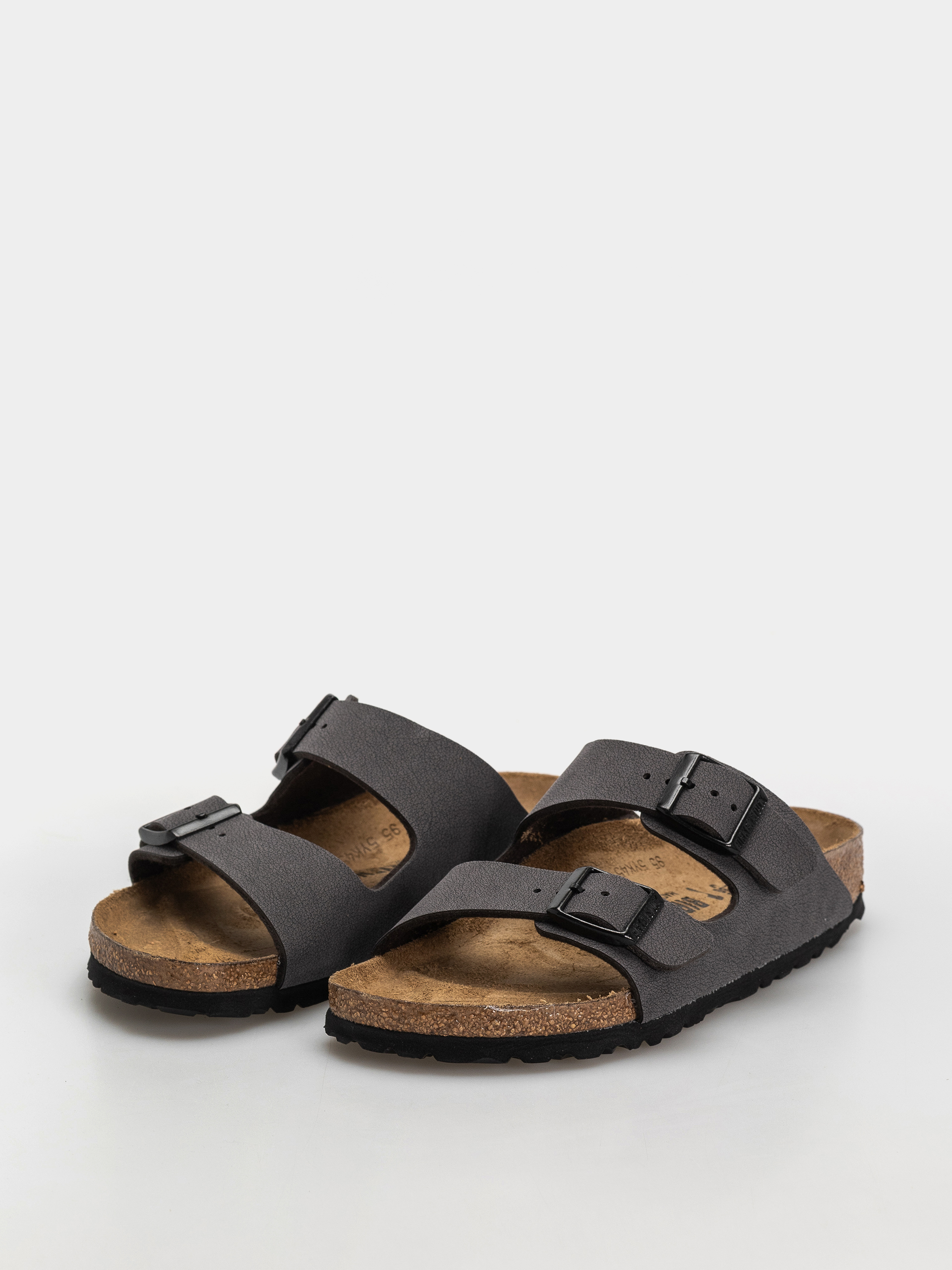 Birkenstock Flip-flops Arizona Birkibuc Narrow (velvet gray/black)
