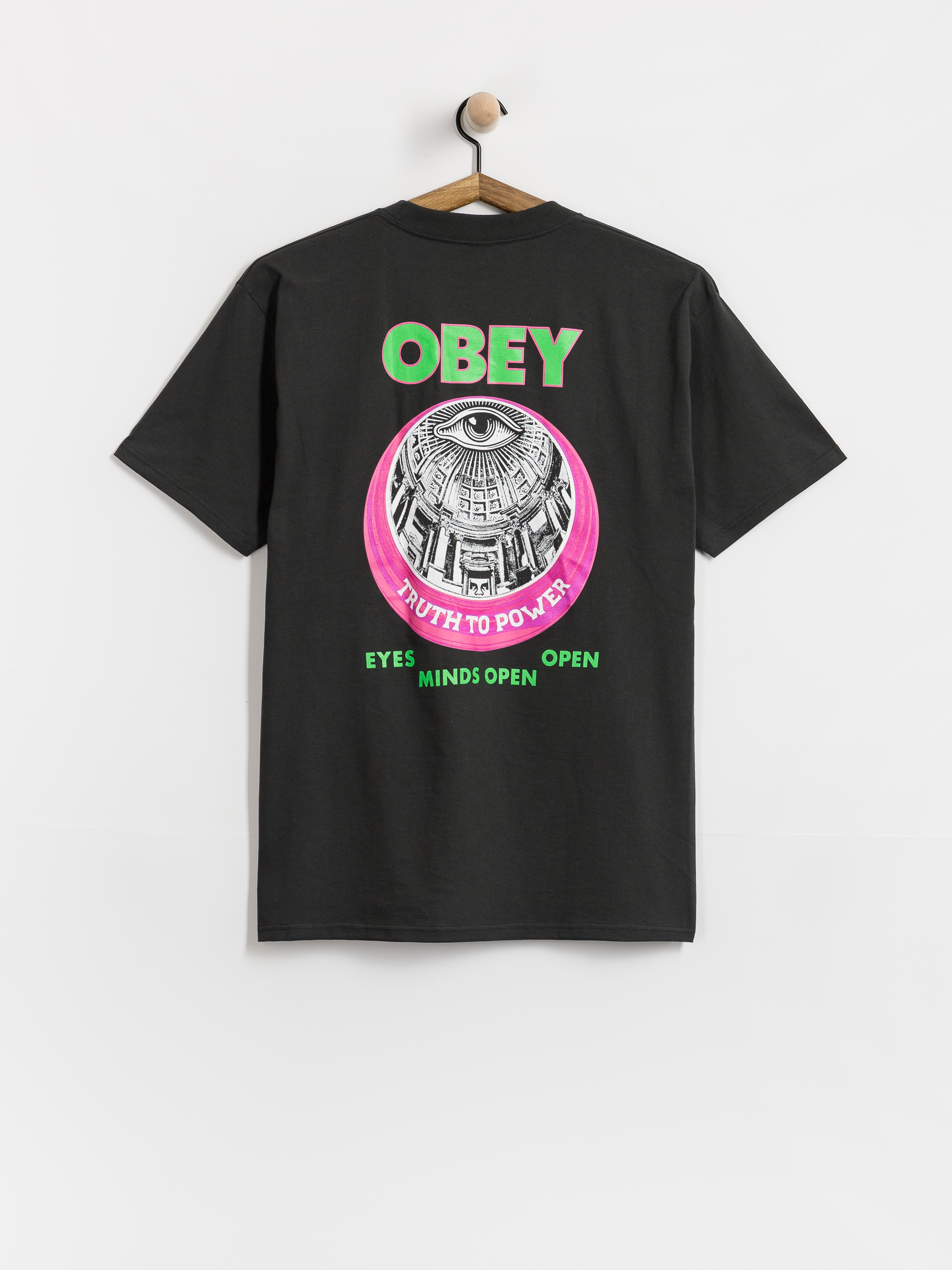 OBEY T-Shirt Truth To Power (vintage black)