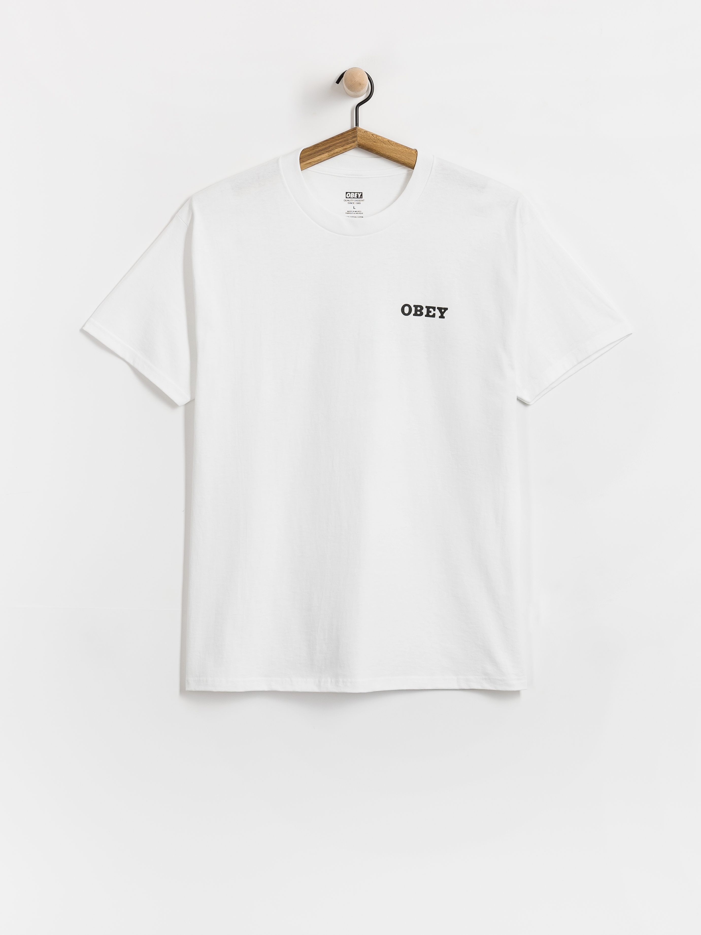 OBEY T-Shirt Savage Sounds Leopard (white)