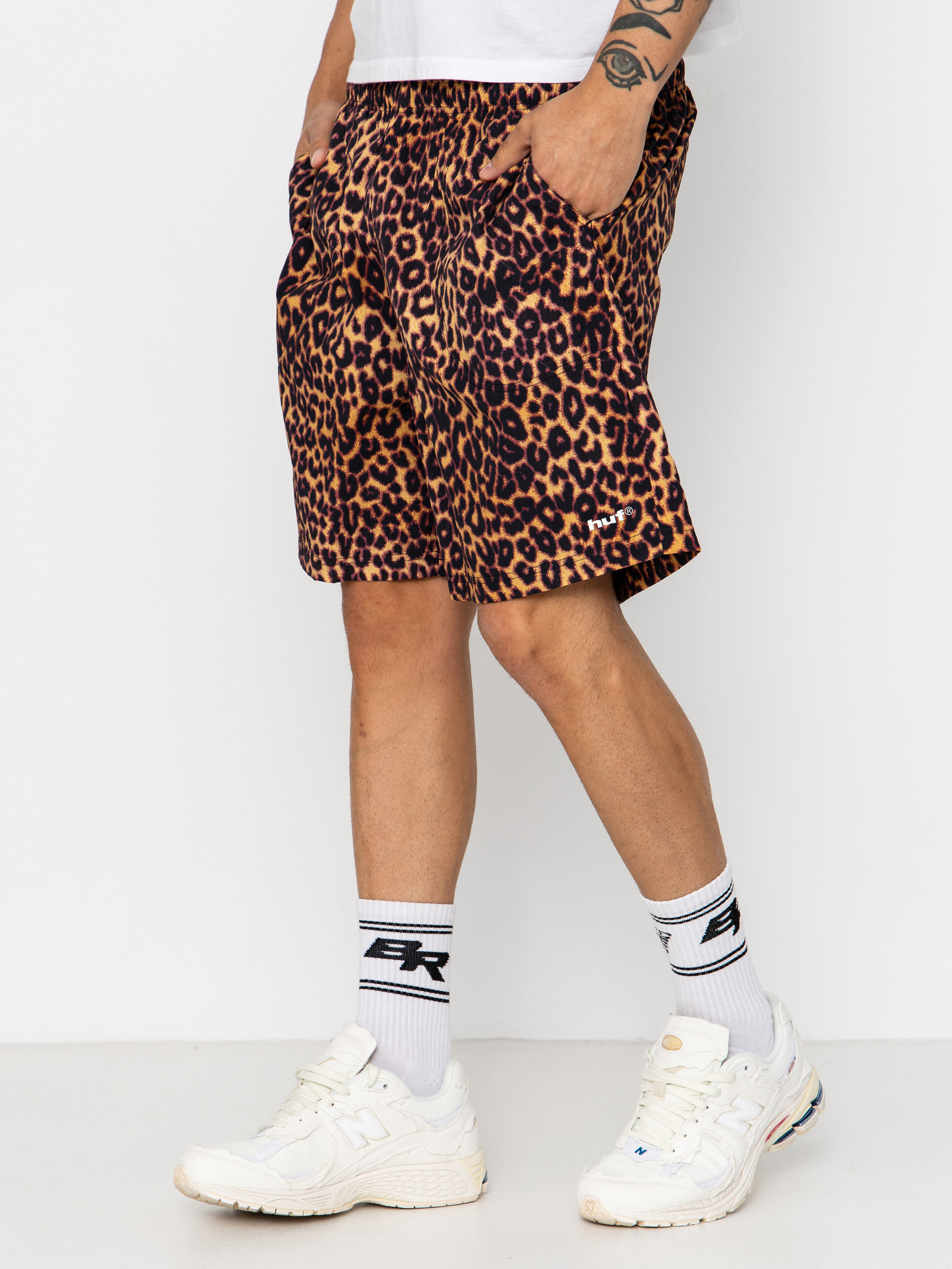 HUF 89 Printed Easy Shorts (brown)