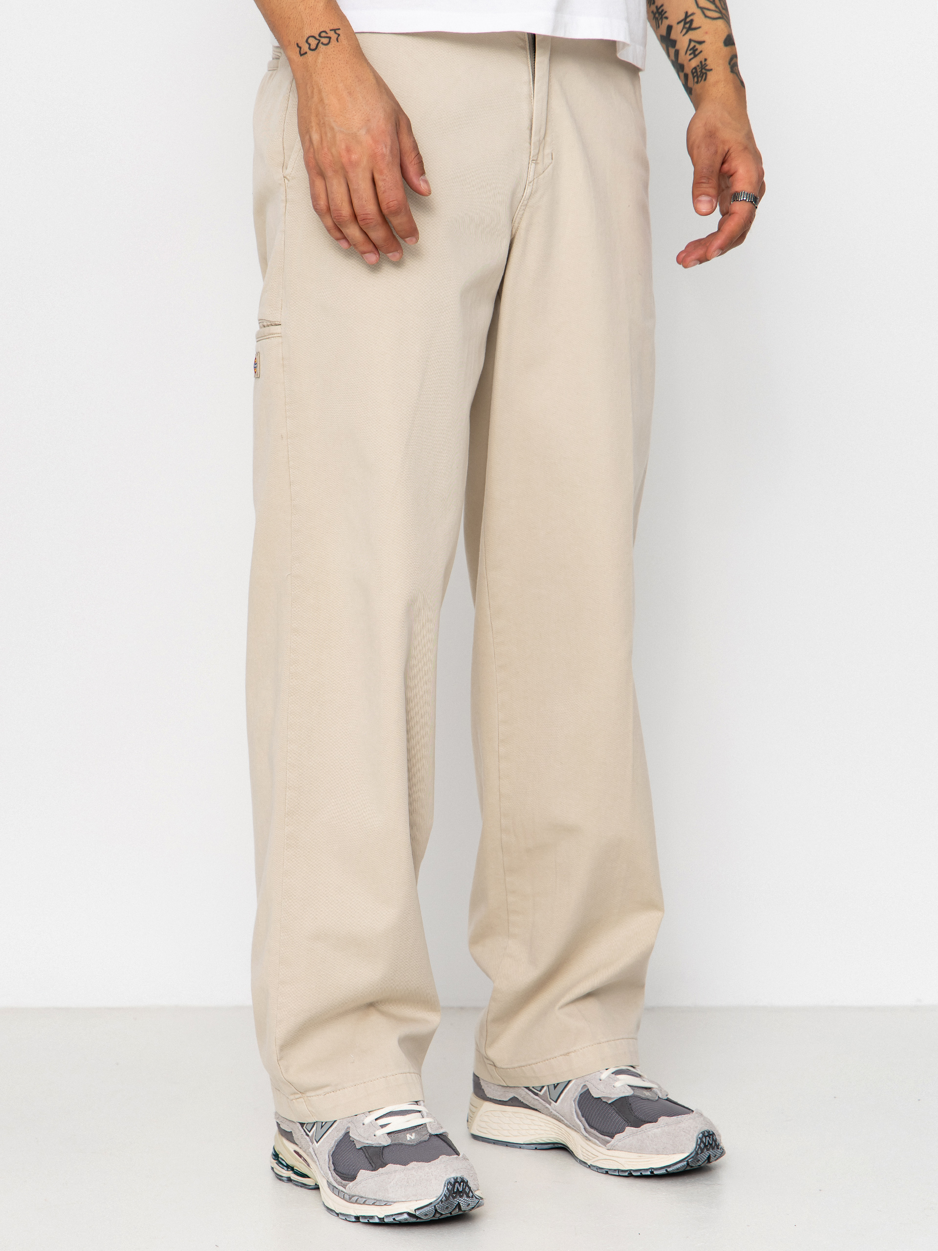 Dickies 247 Loose Garment Dyed Work Hose (stone)