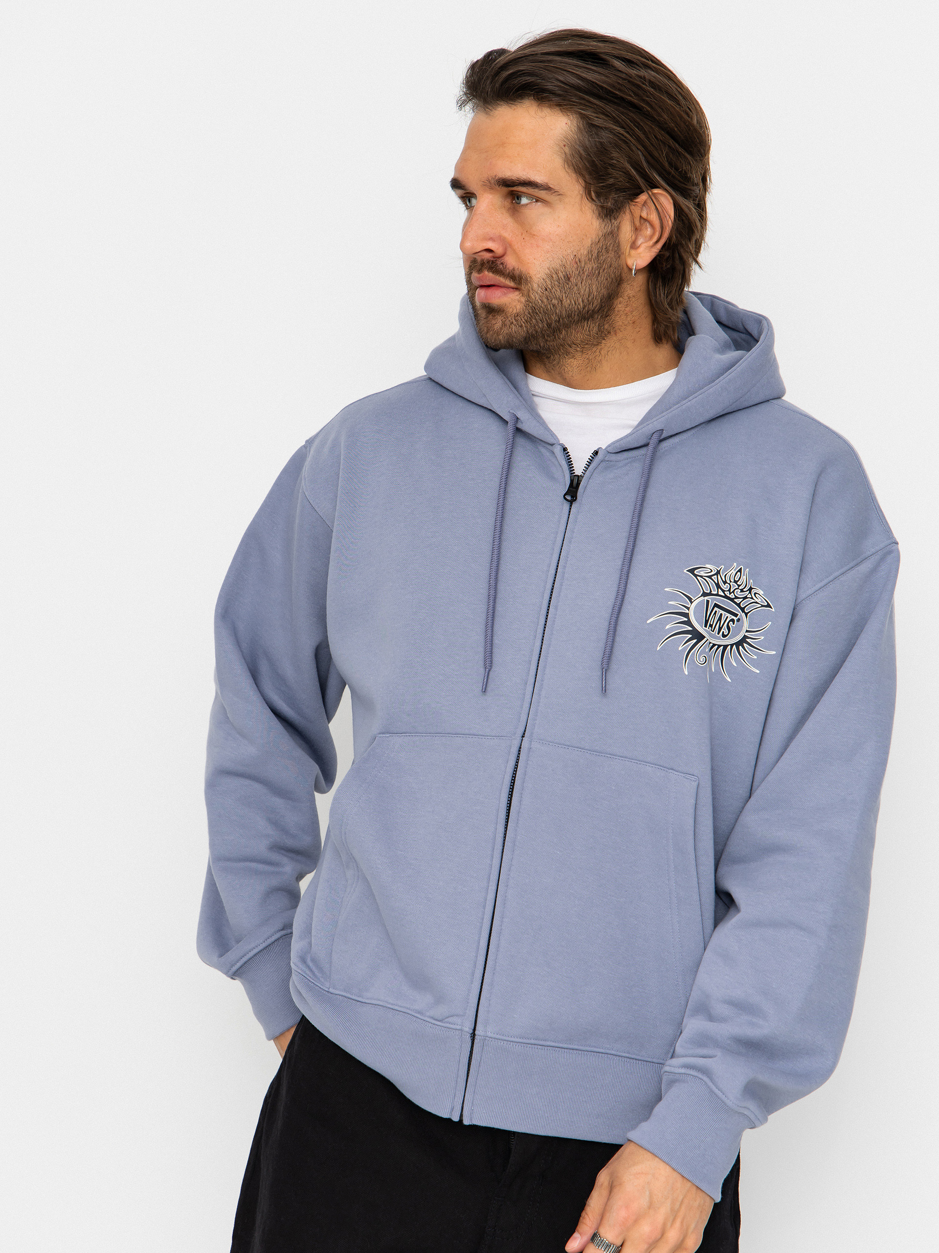 Vans Torched Full Zip Sweatshirt (glacial slate)
