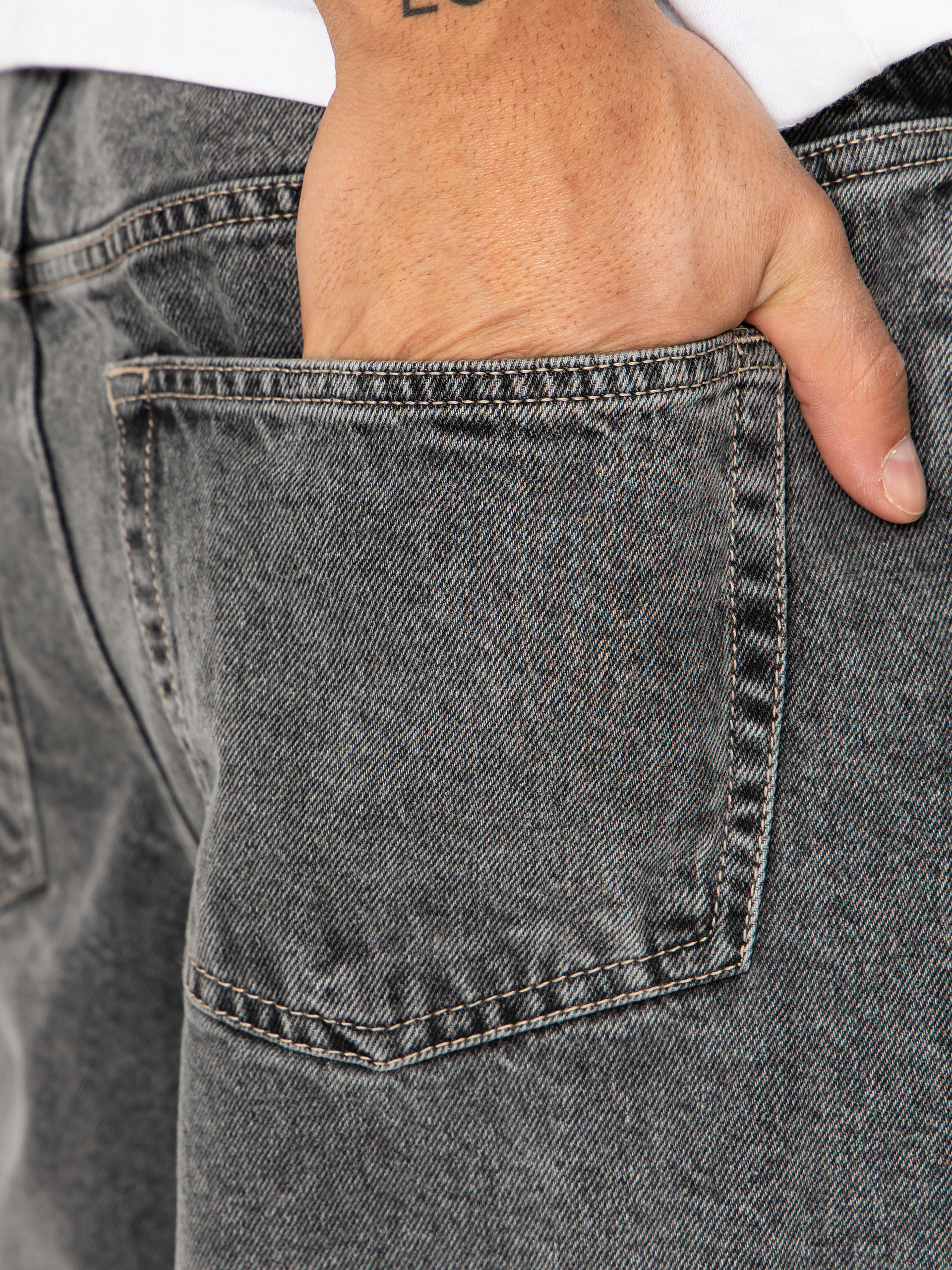 Element Big 5 Denim Pants (mid grey tint)