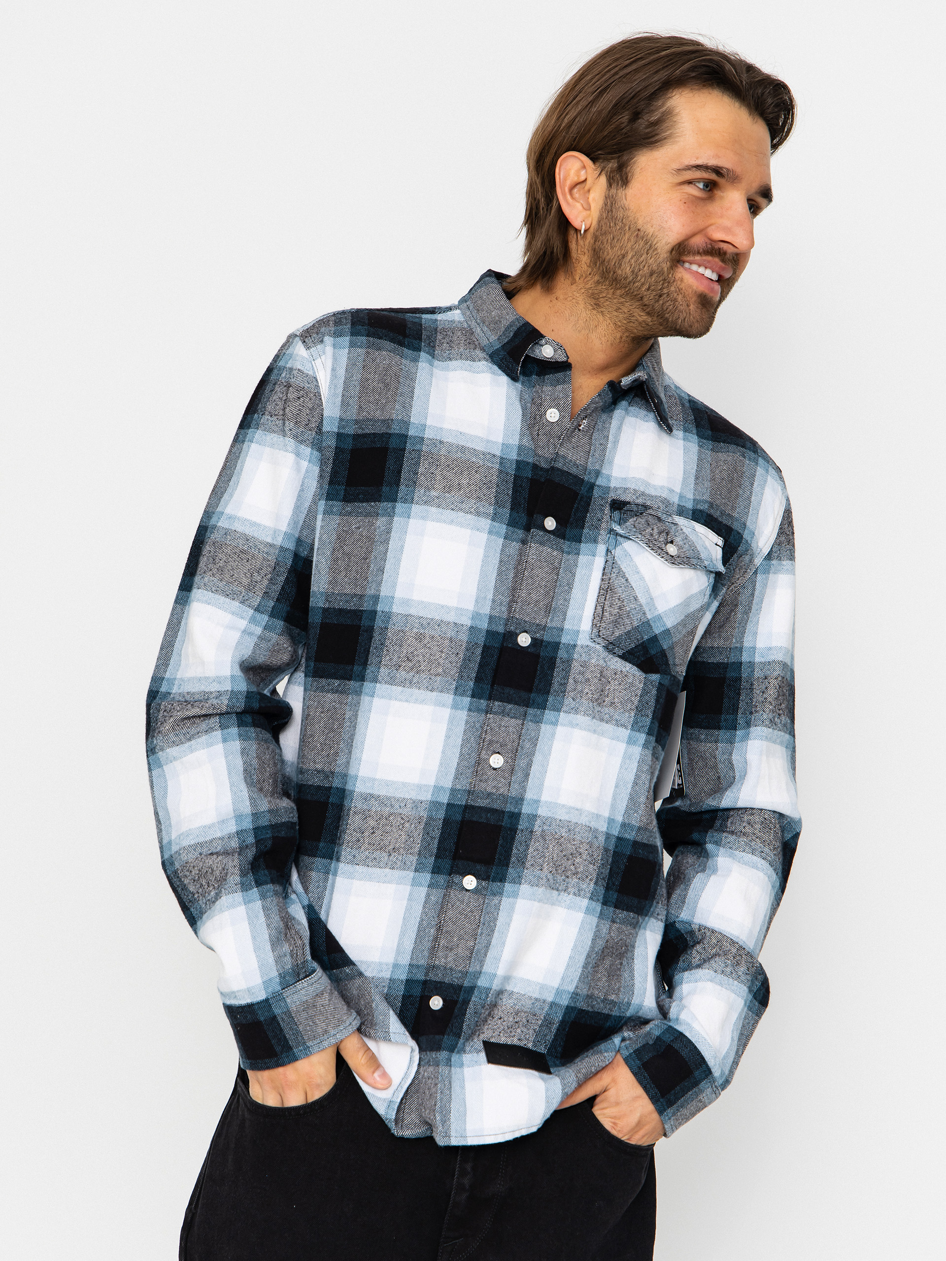 DC Marshal Flannel Shirt (storm blue)