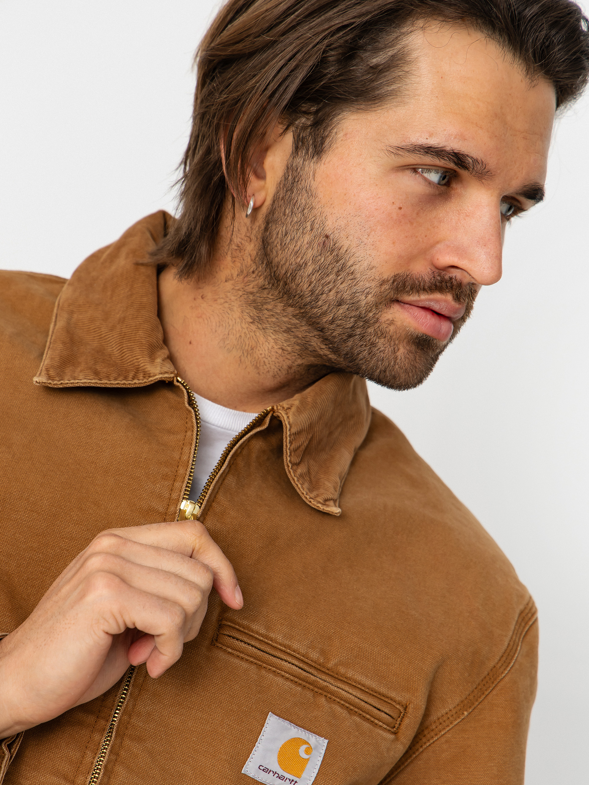 Carhartt WIP Detroit Jacke (hamilton brown/hamilton brown)