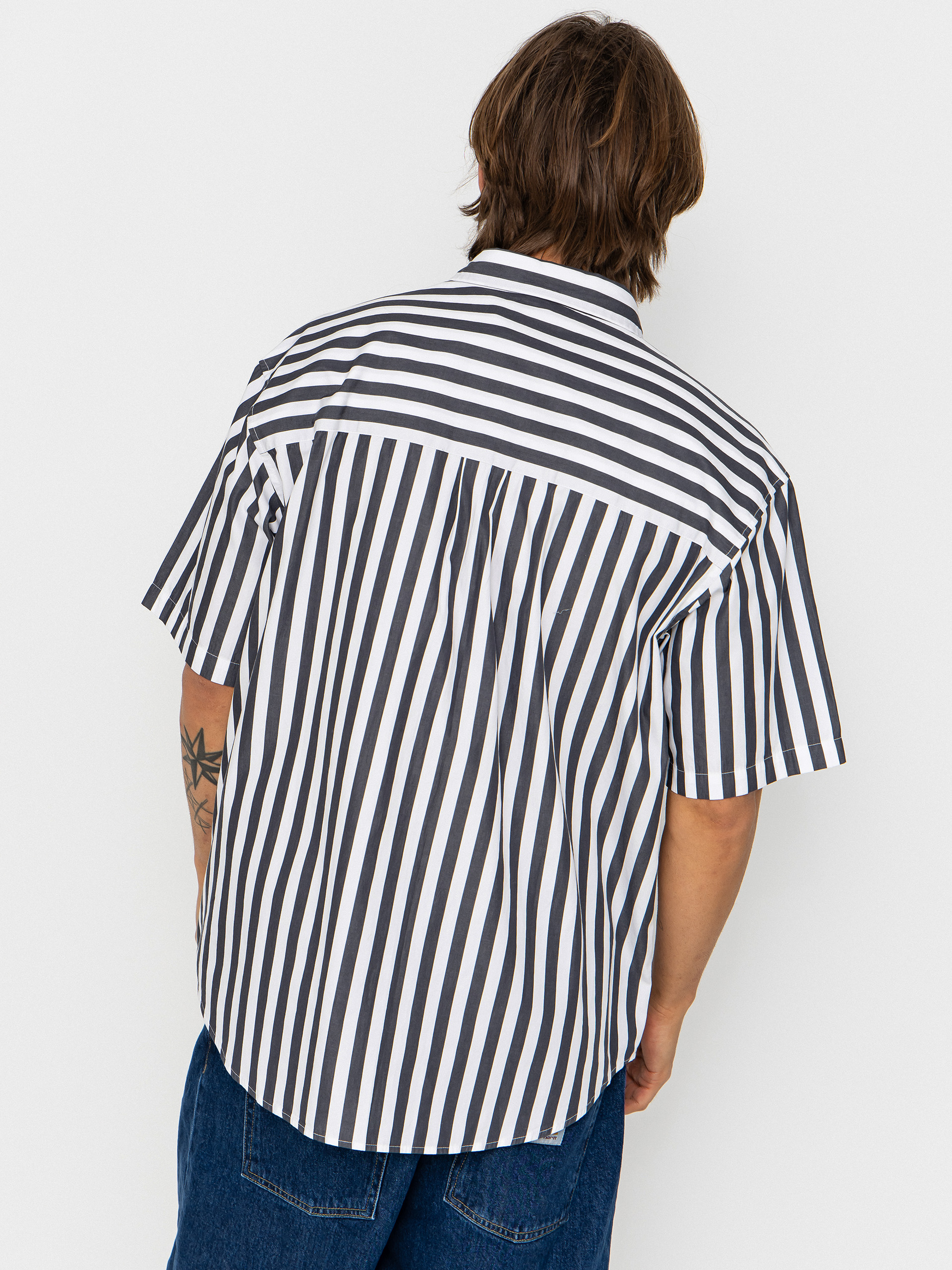 Carhartt WIP Royce Shirt (royce stripe/graphite/white)