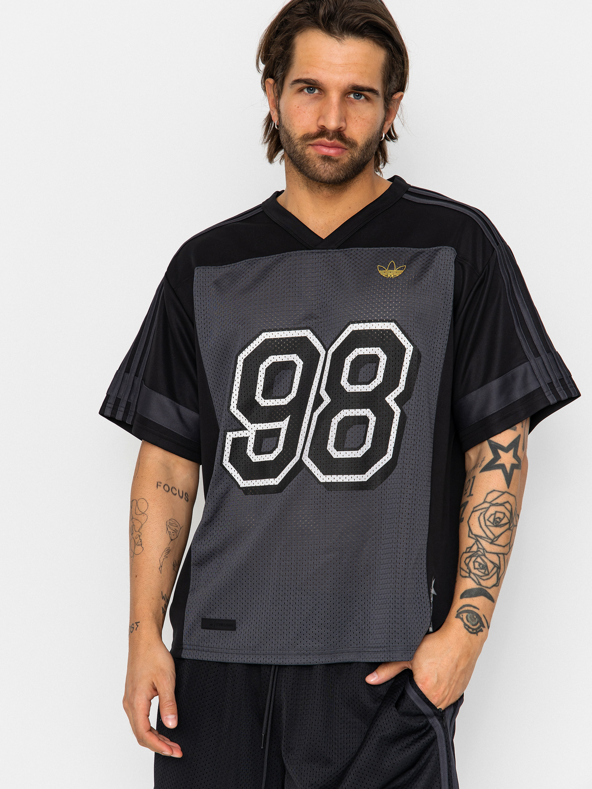 adidas Tyshawn Jrsy T-Shirt (black/ironmt/carbon)