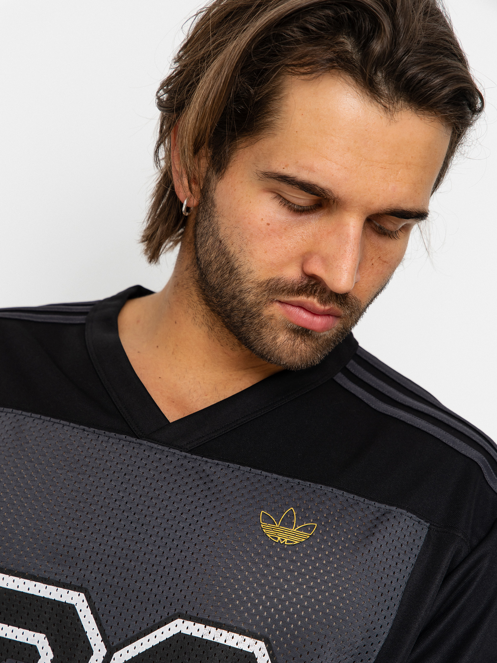 adidas Tyshawn Jrsy T-Shirt (black/ironmt/carbon)