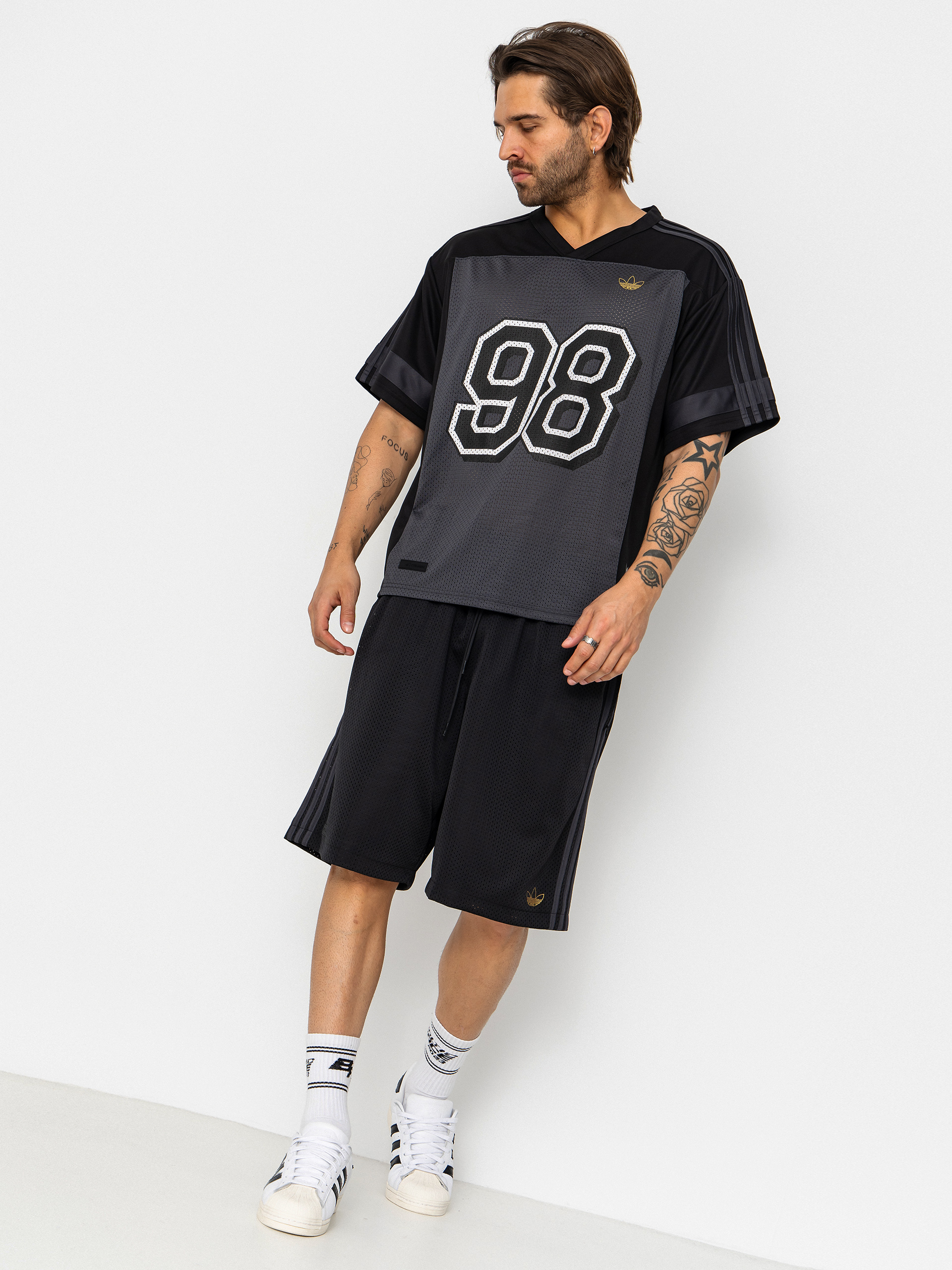 adidas Tyshawn Jrsy T-Shirt (black/ironmt/carbon)