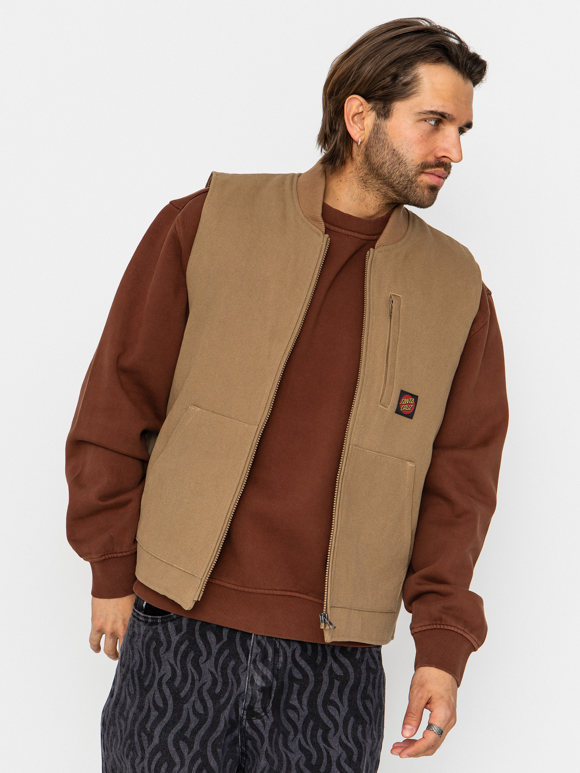 Santa Cruz Vest Classic Label (taupe)