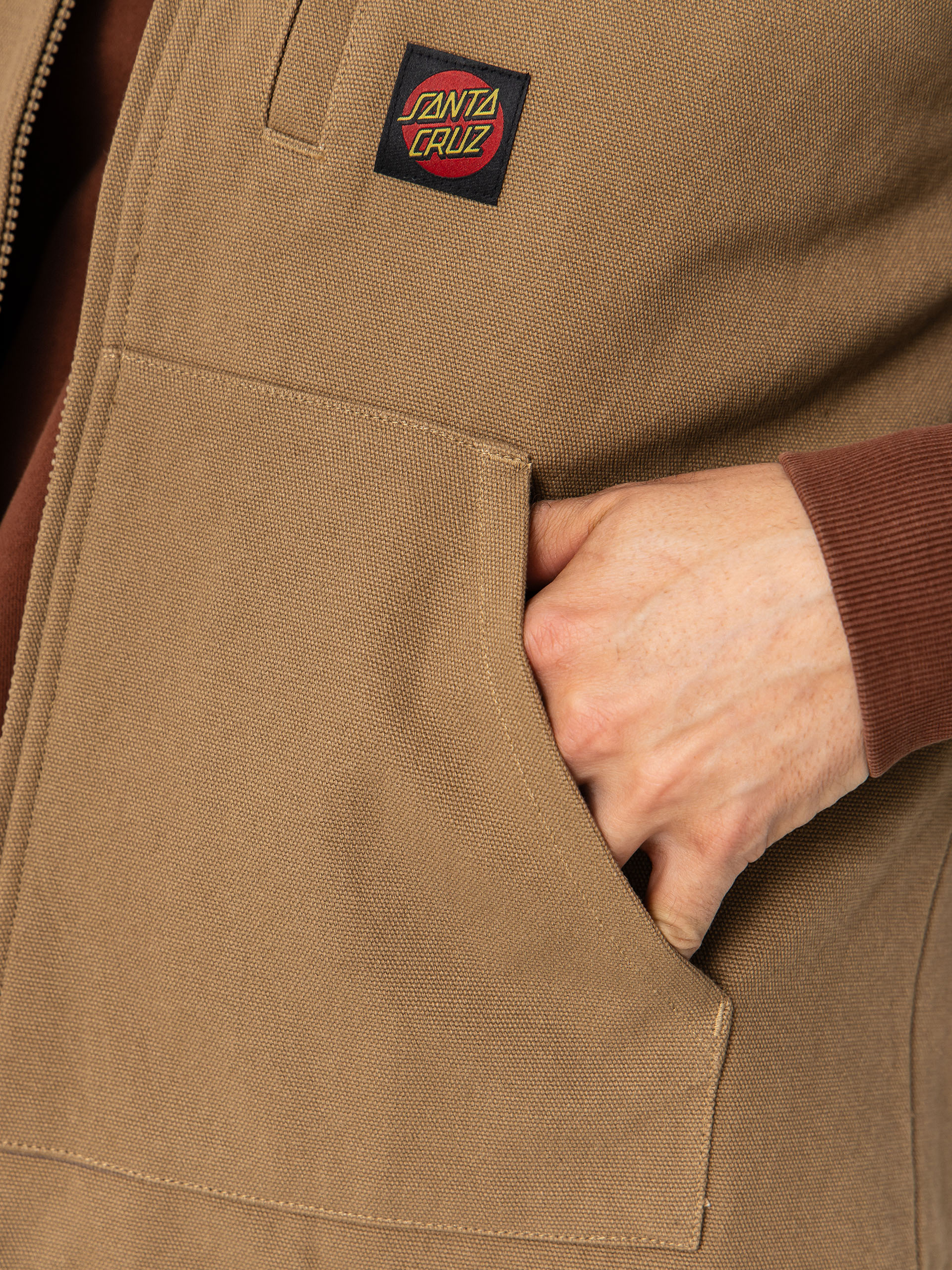 Santa Cruz Weste Classic Label (taupe)