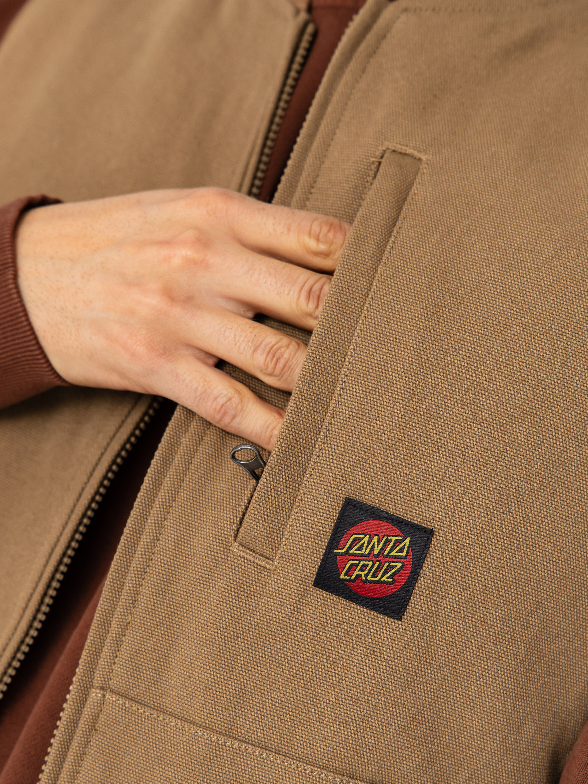 Santa Cruz Weste Classic Label (taupe)