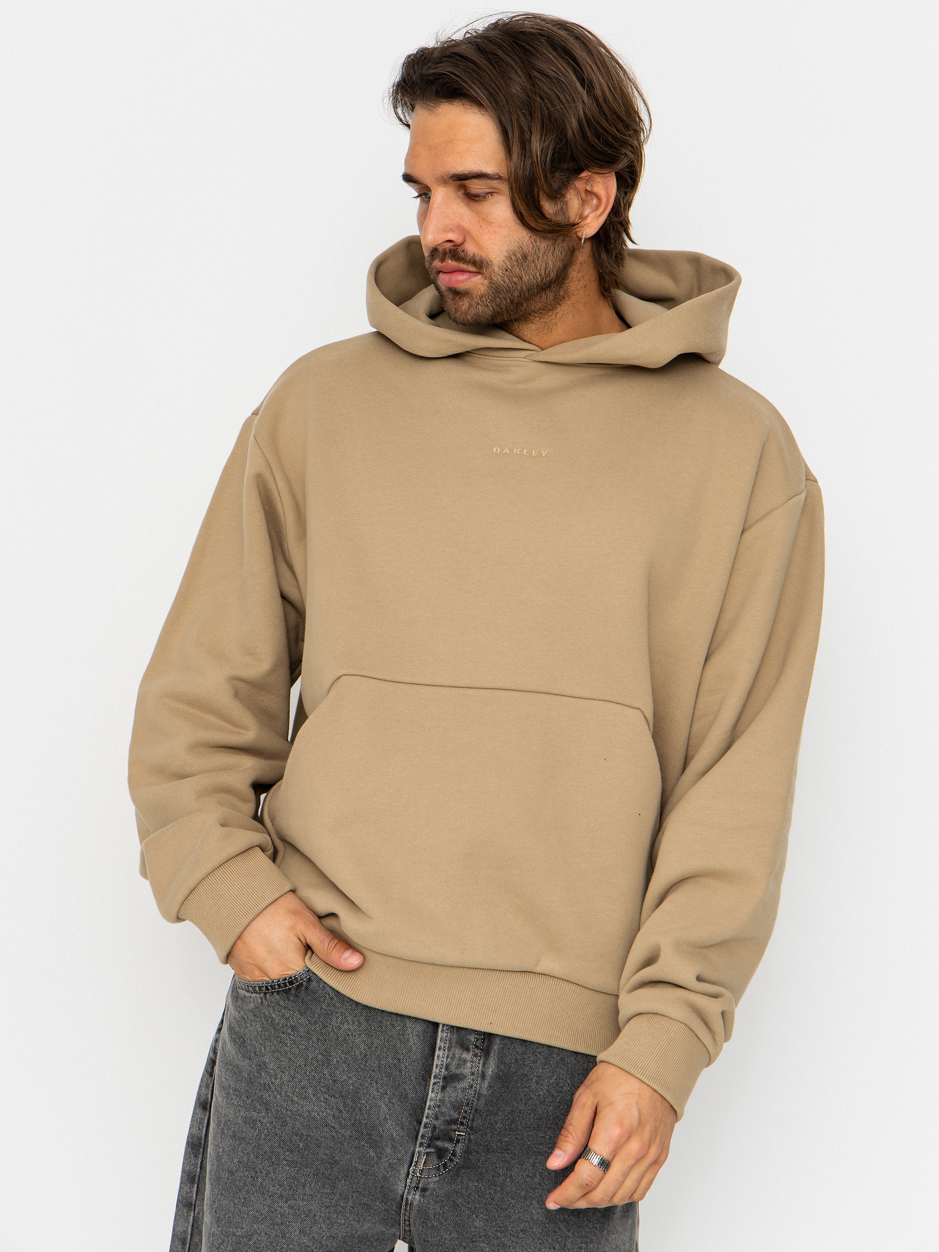Chinatown Market Reverse Arc Tie Dye HD Hoodie - brown (tan)