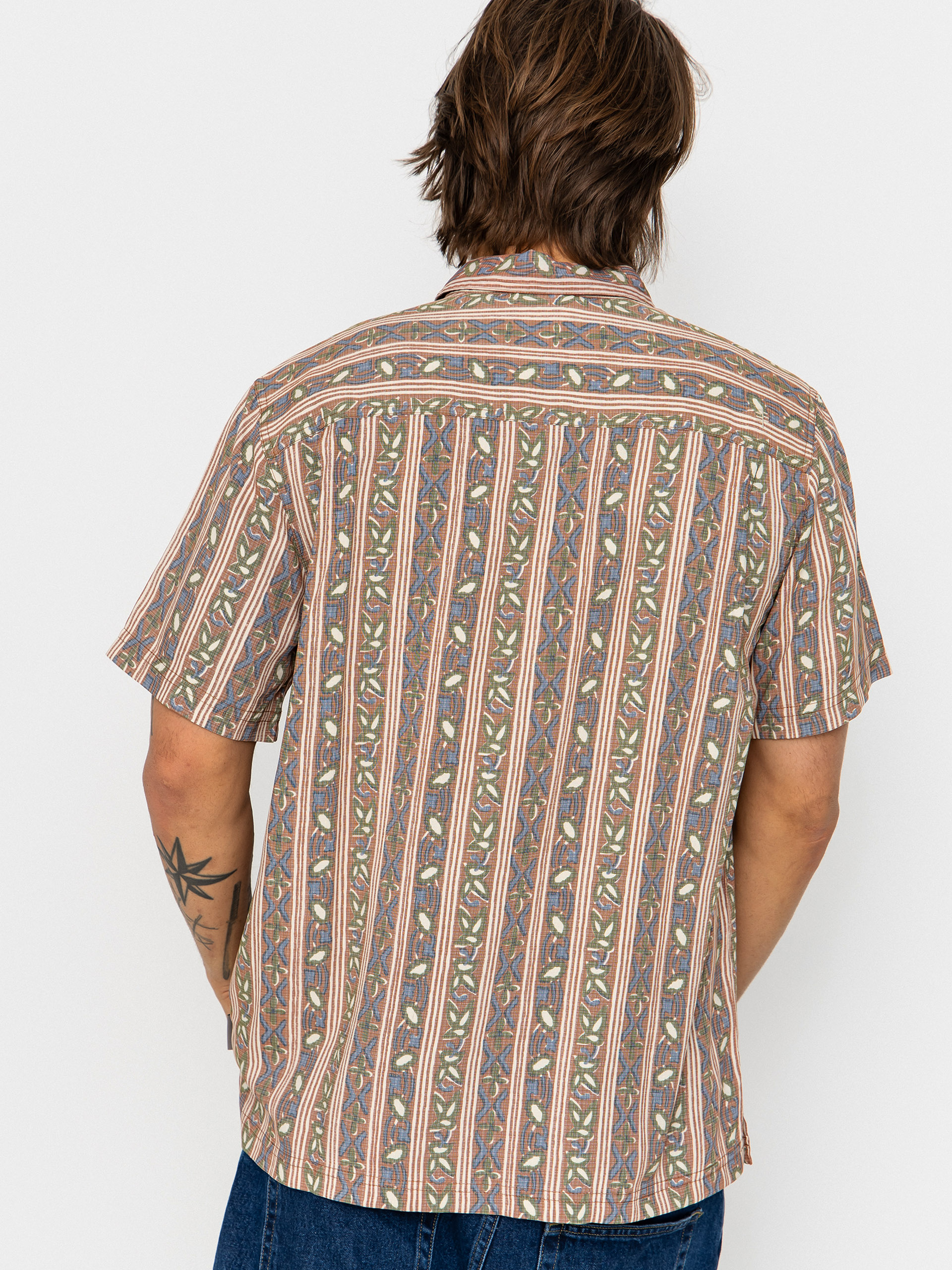 Royal Robbins Camino Pucker Hemd (mahogany botanist pt)