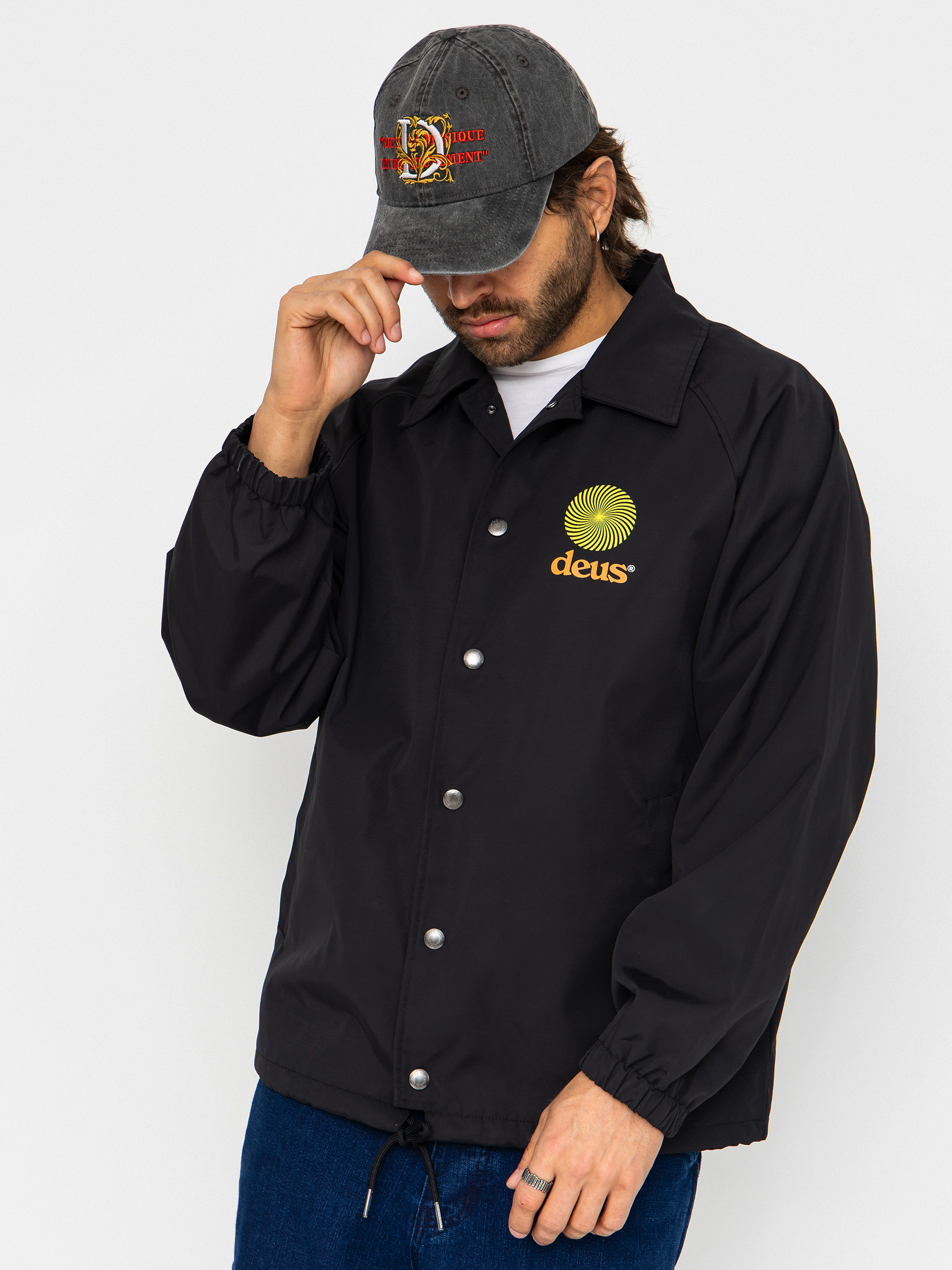 Deus Ex Machina Jacket Strata Coach (black)