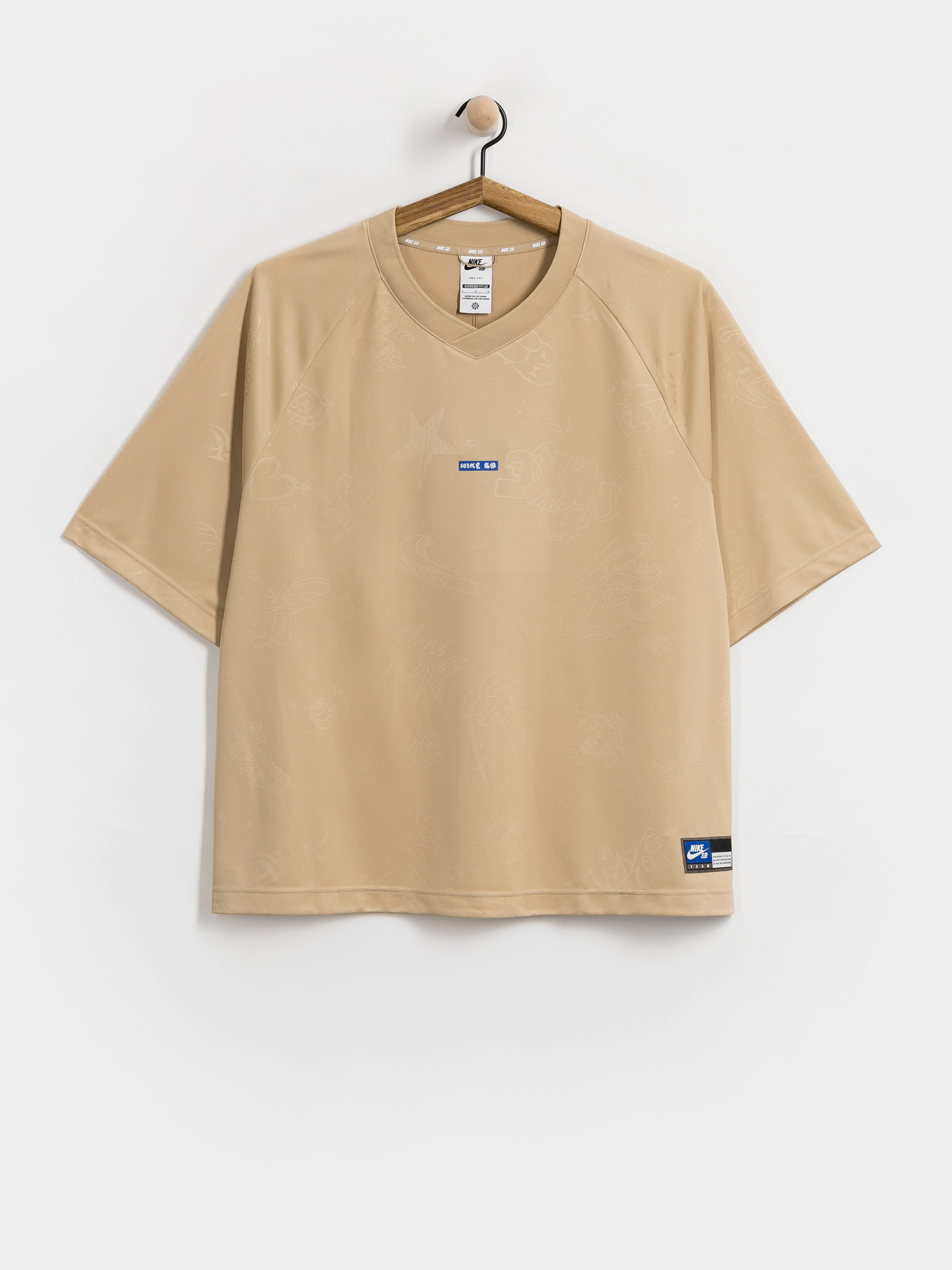 Nike SB Desk Doodle T-Shirt - beige (linen)