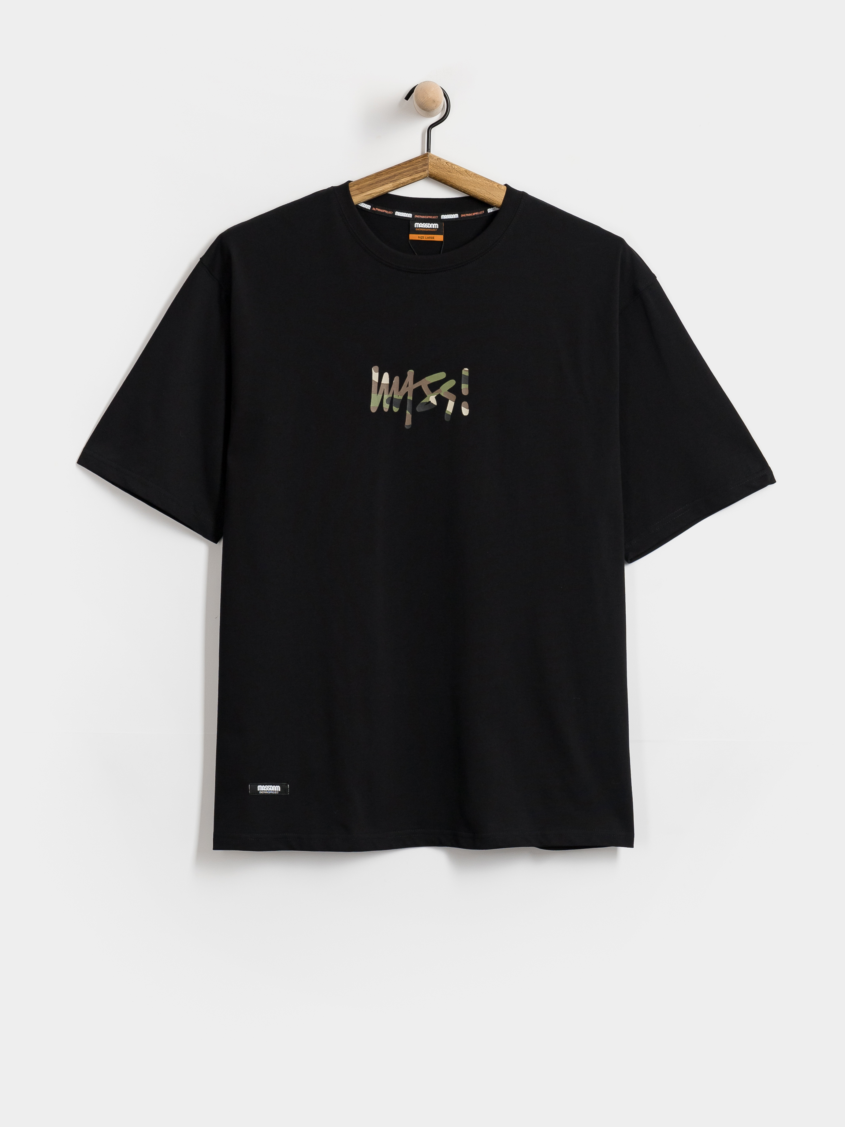MassDnm Camo Sign T-Shirt (black)