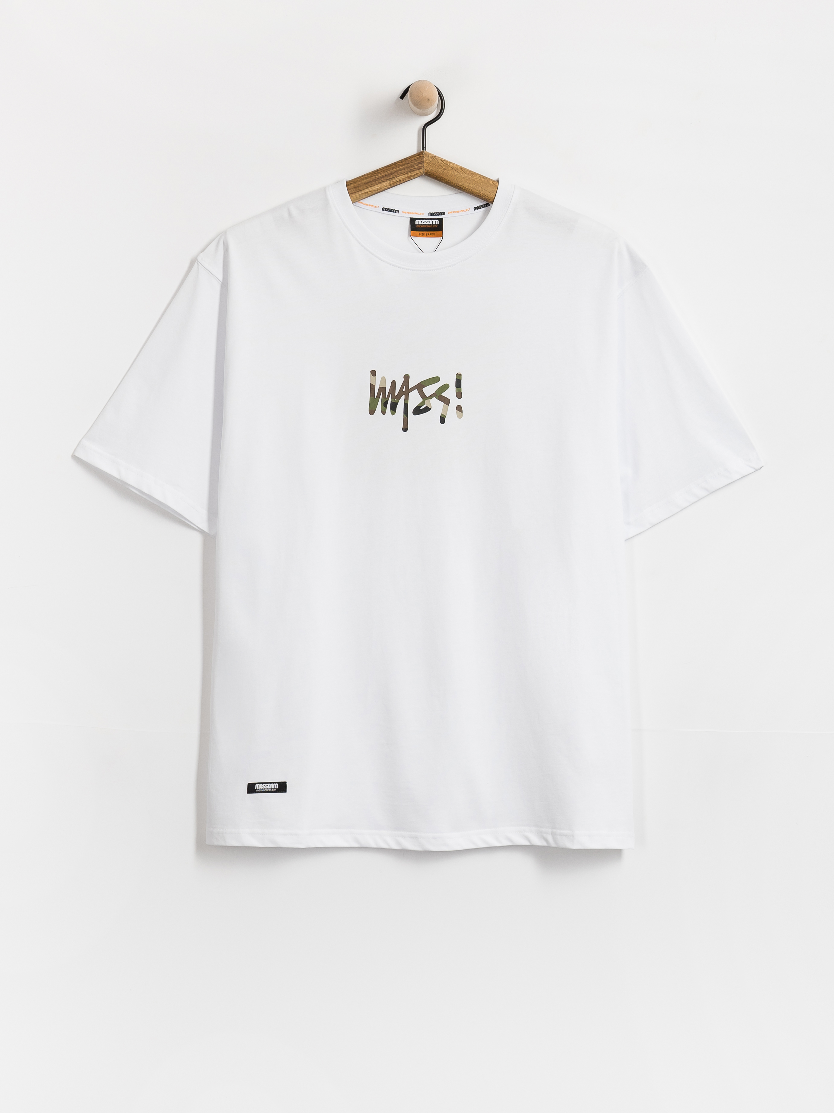 MassDnm Camo Sign T-Shirt (white)