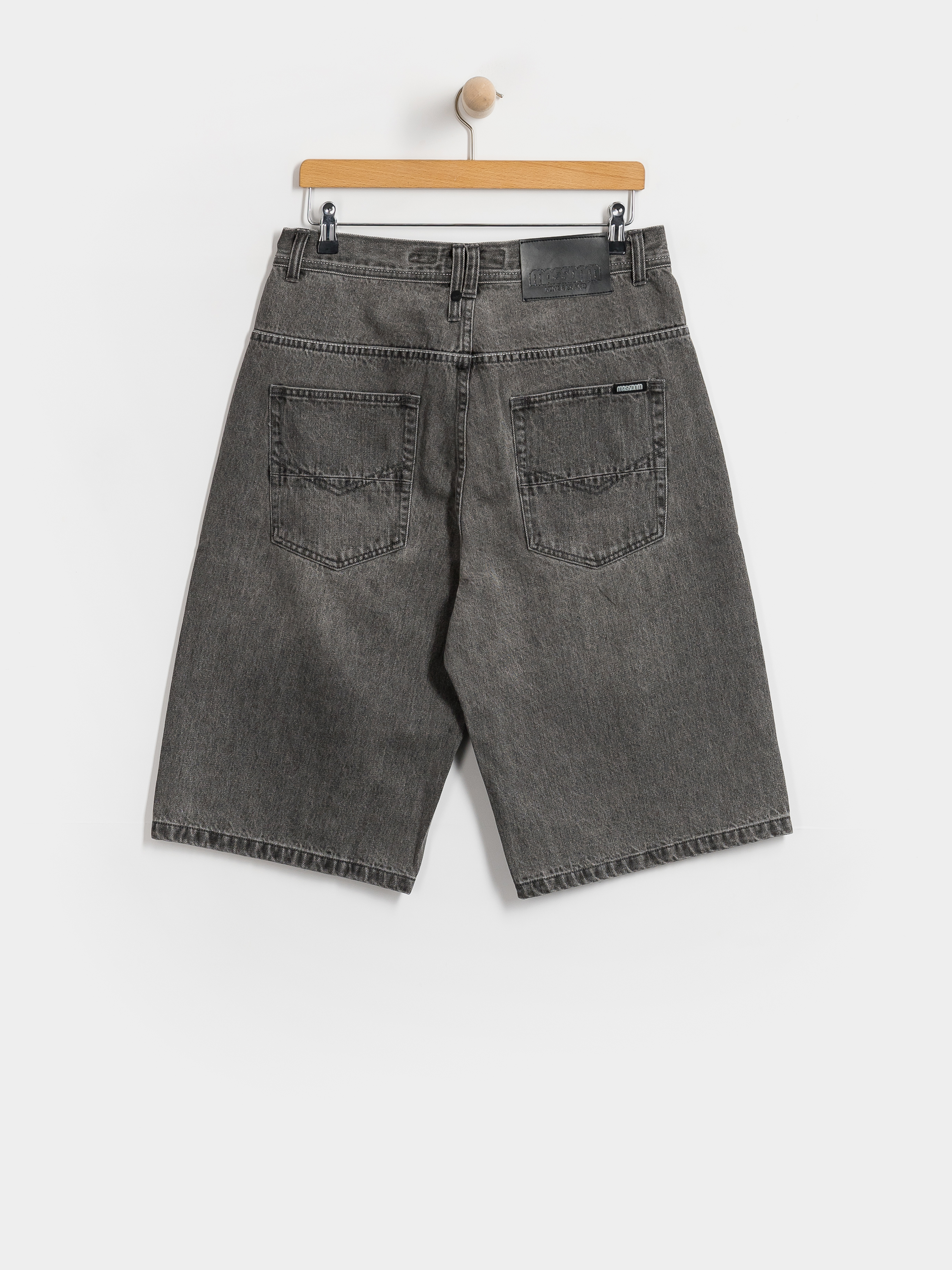 MassDnm Jeans Slang Shorts (grey)