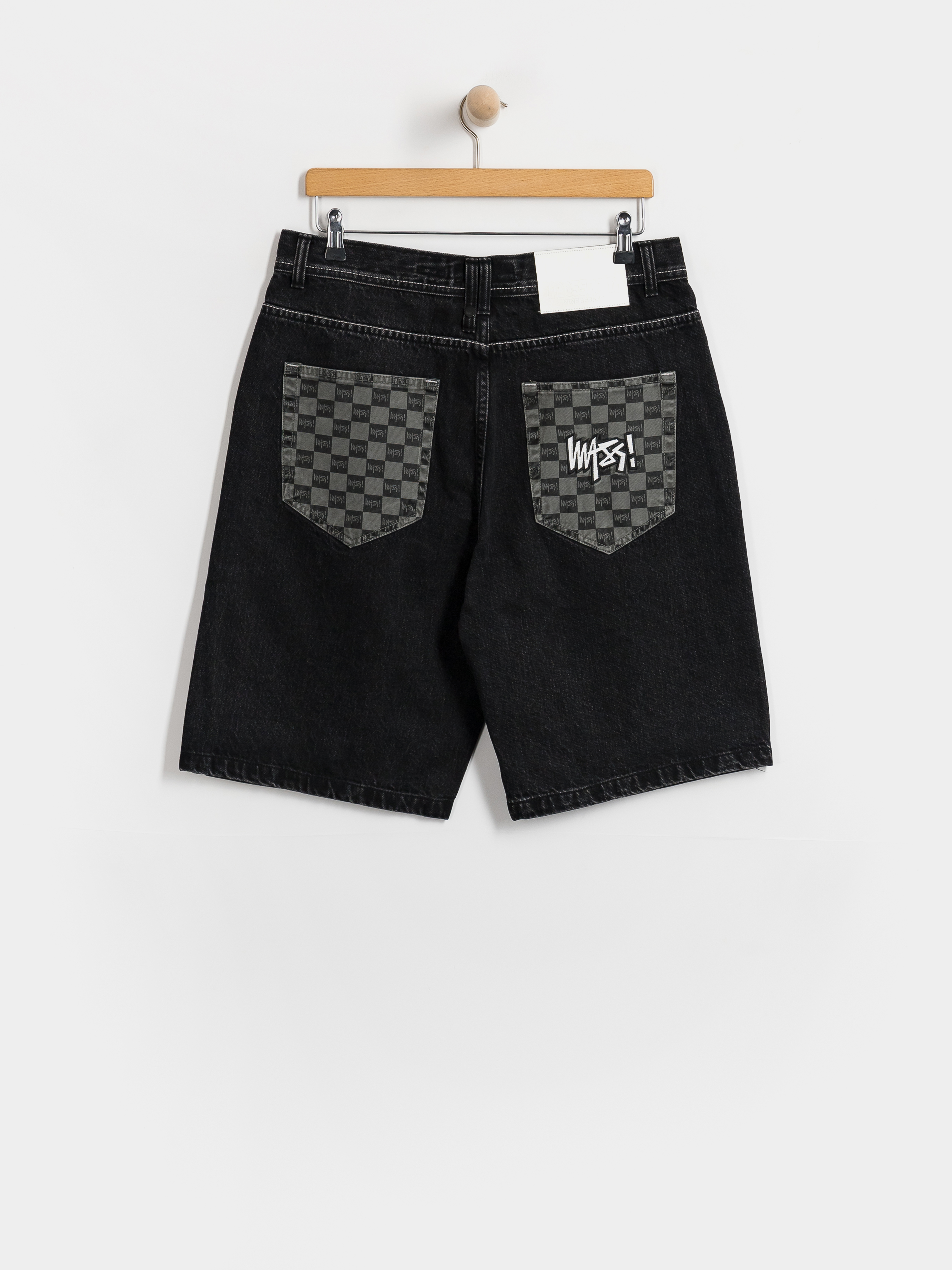 MassDnm Jeans Higher Shorts (black washed)
