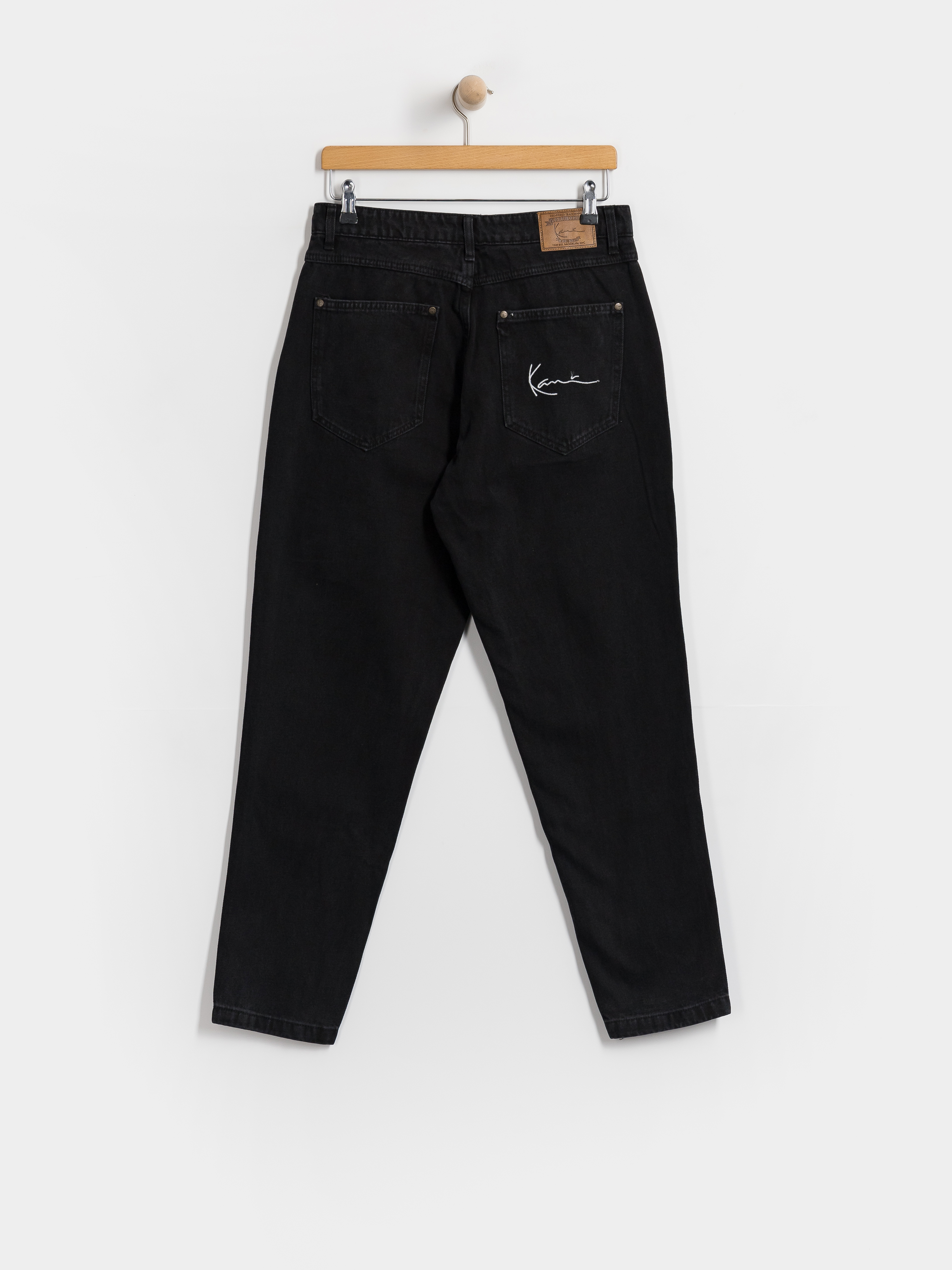 Karl Kani Small Signature Tapered Five Pocket Denim Hose (black)