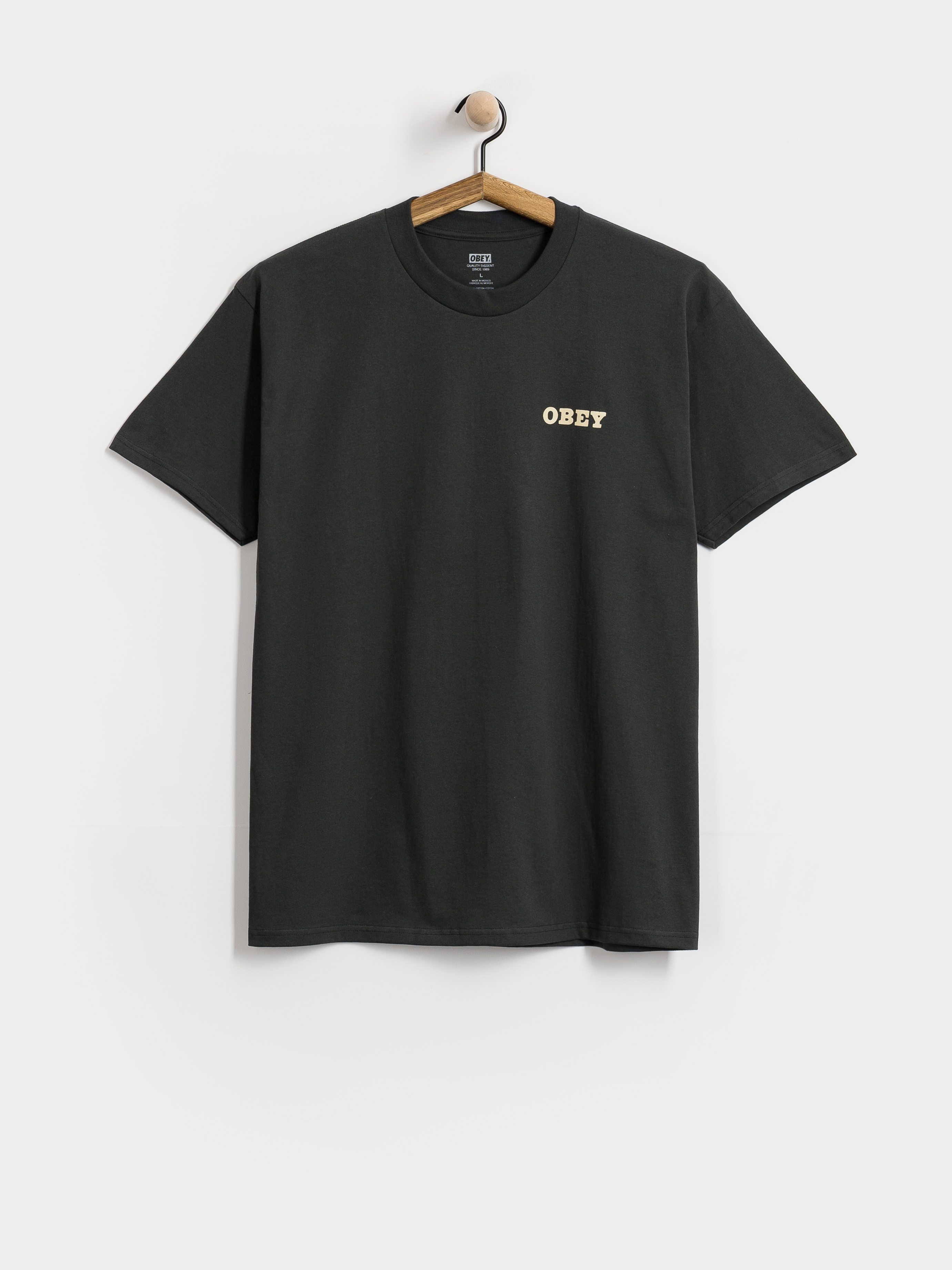 OBEY Savage Sounds Leopard T-Shirt (vintage black)