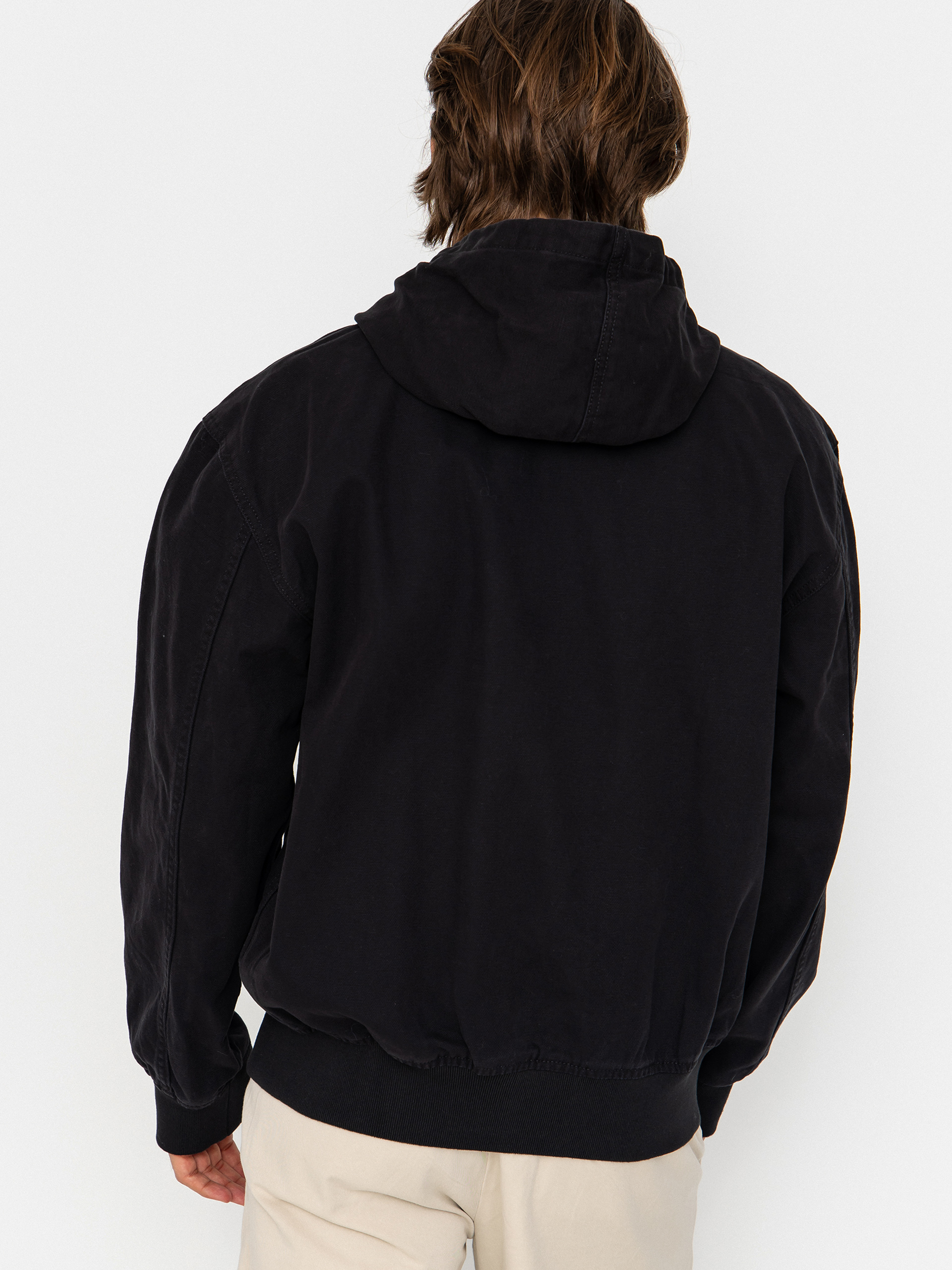 Dickies Jacket Unlined Canvas Hooded Bomber (black)