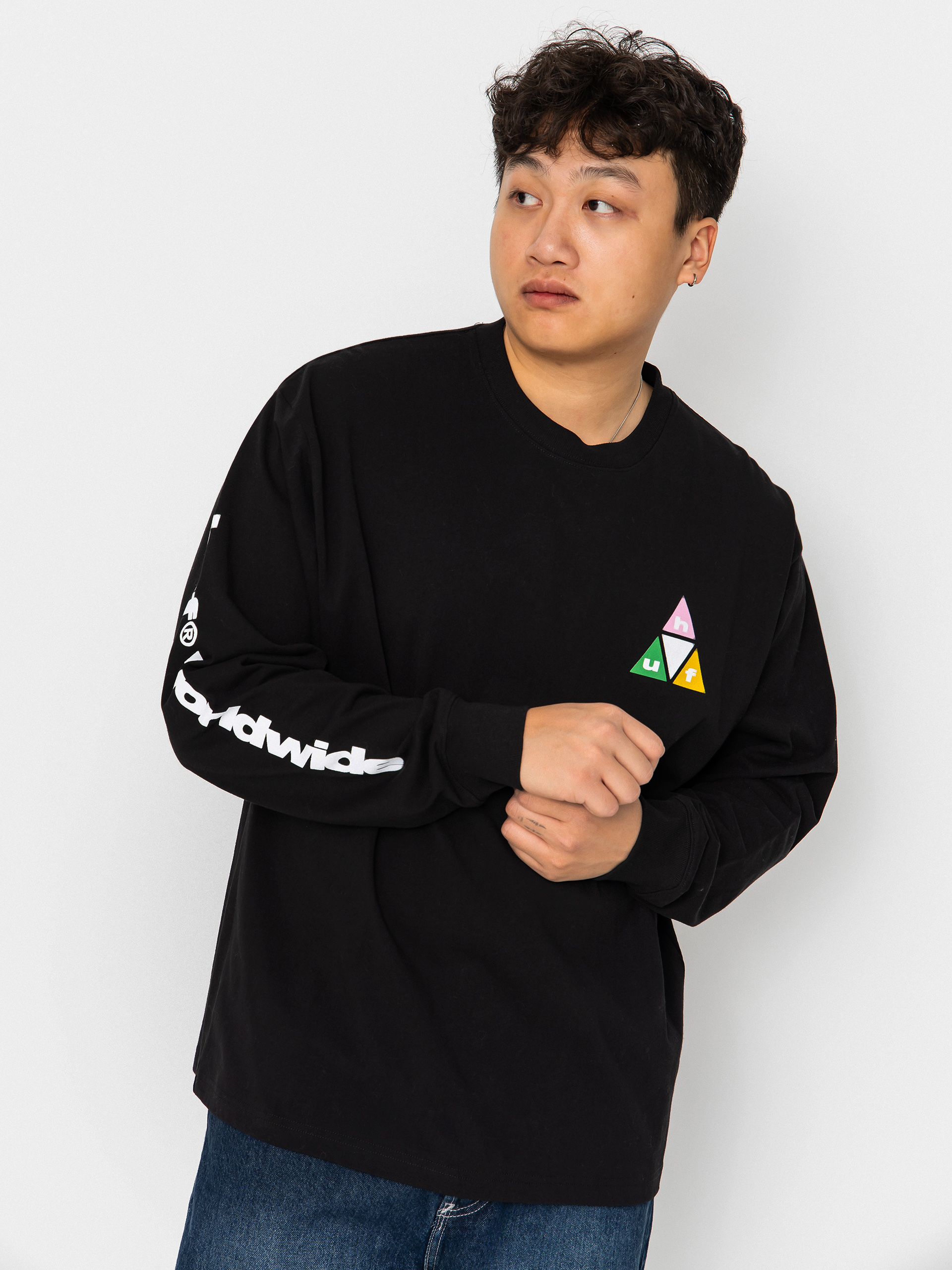 Carhartt WIP Chain Link Longsleeve - black (black/silver)