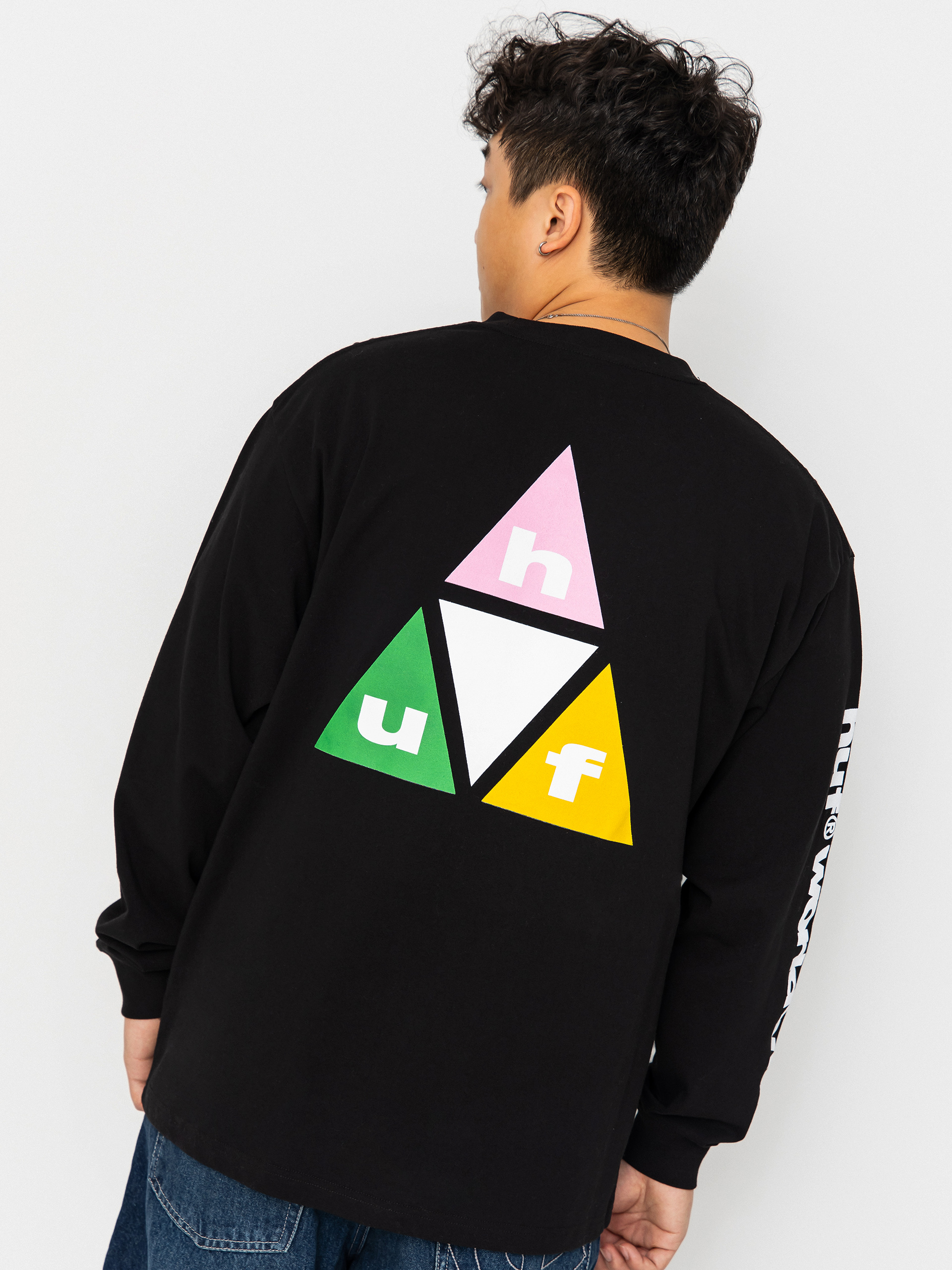 HUF Longsleeve Prism Tt (black)
