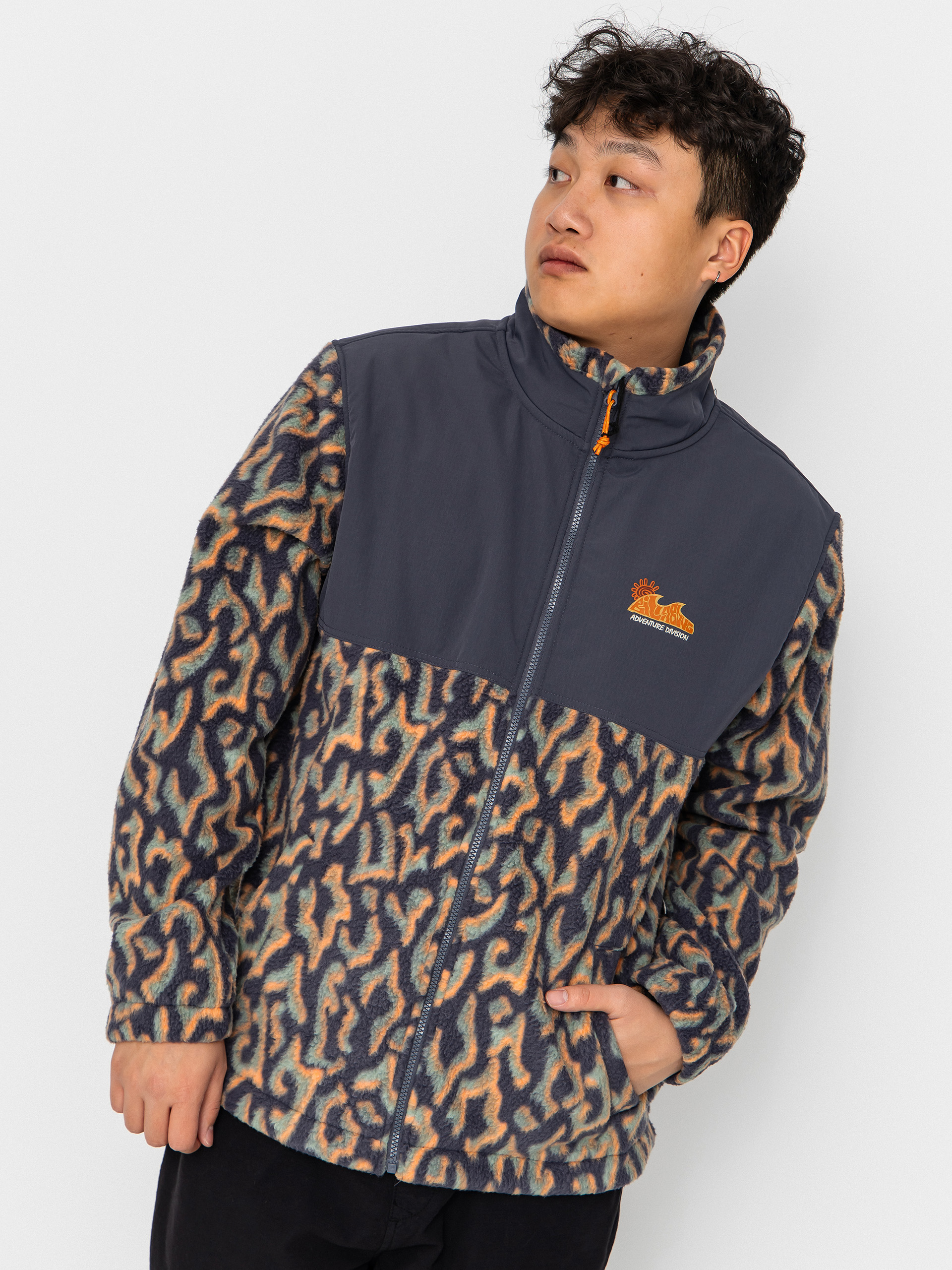 Billabong Boundary Re-Issue Fleece  (charcoal grey)