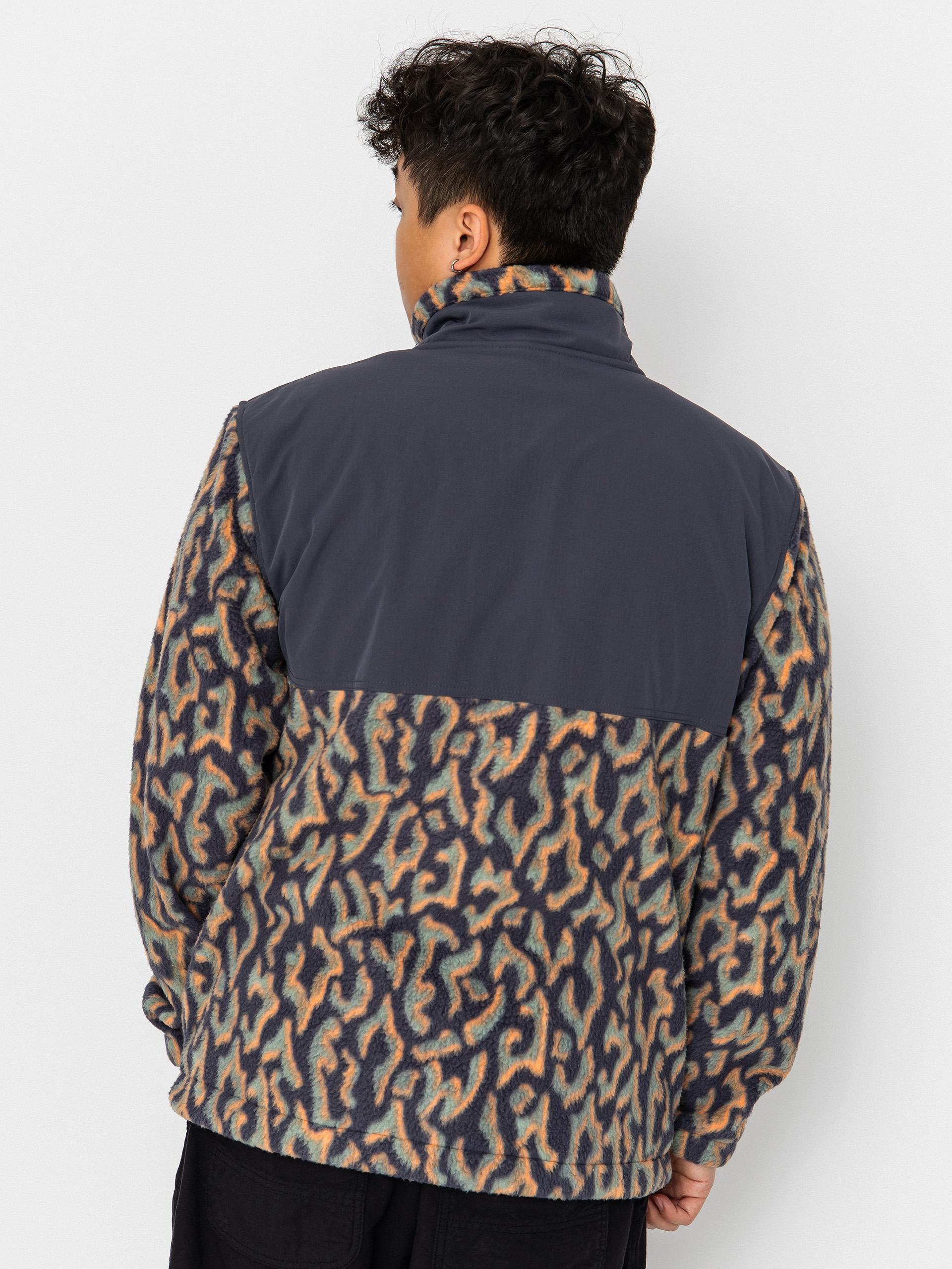 Herren Billabong Boundary Re-Issue Fleece Jacke (charcoal grey)