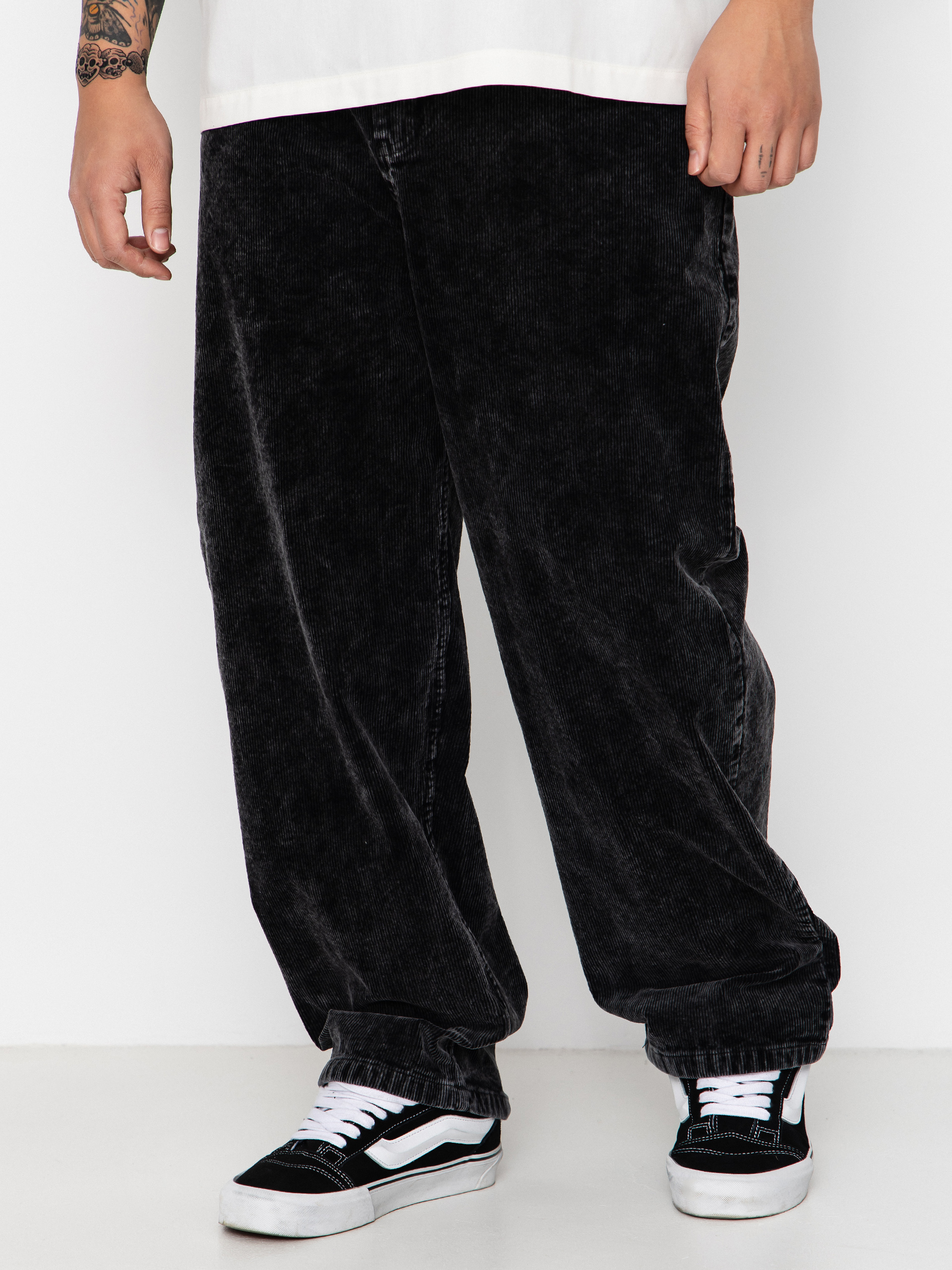 Wasted Paris Faded Corduroy Casper Hose (faded black)