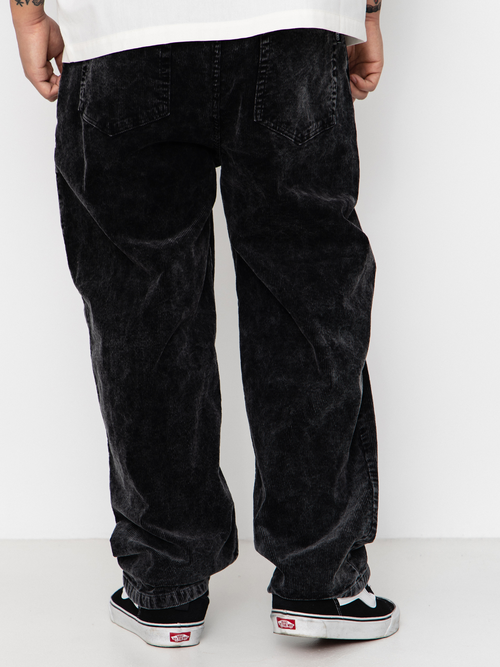 Wasted Paris Faded Corduroy Casper Hose (faded black)