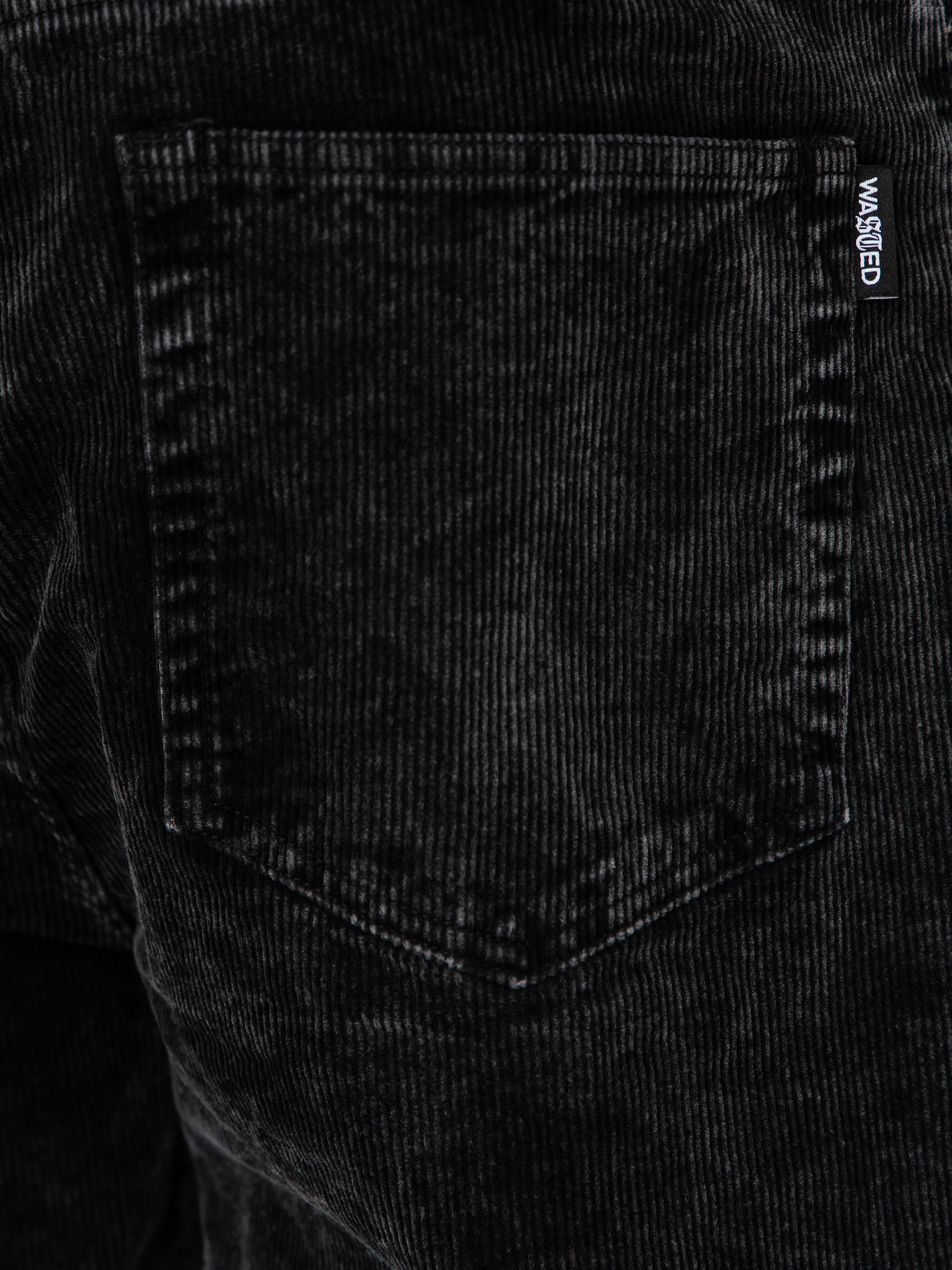 Wasted Paris Faded Corduroy Casper Pants (faded black)