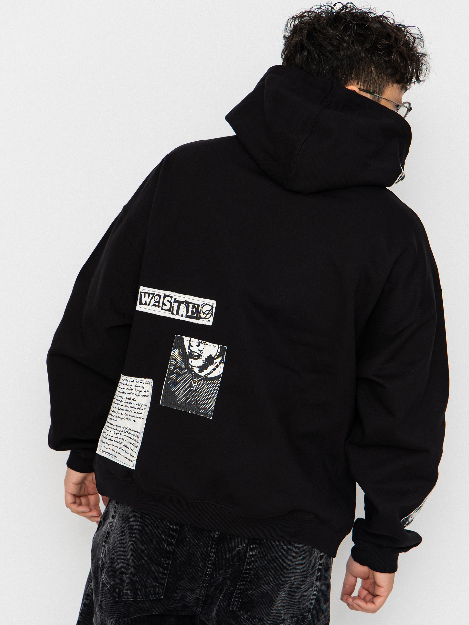 Wasted Paris Taunt Boxy ZHD Hoodie (black)