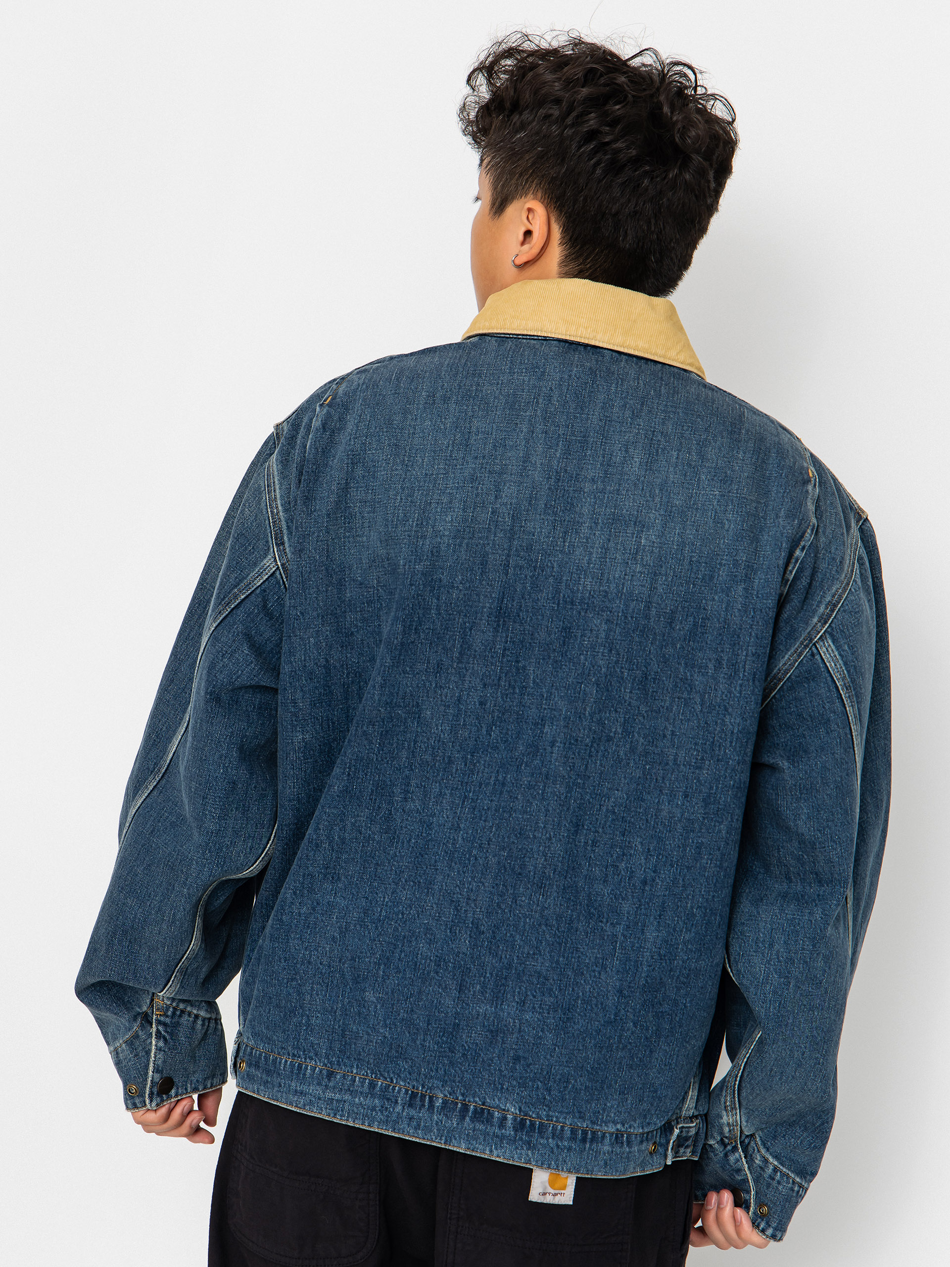 Carhartt WIP Jacket OG Detroit - navy blue (blue/dusty h brown)