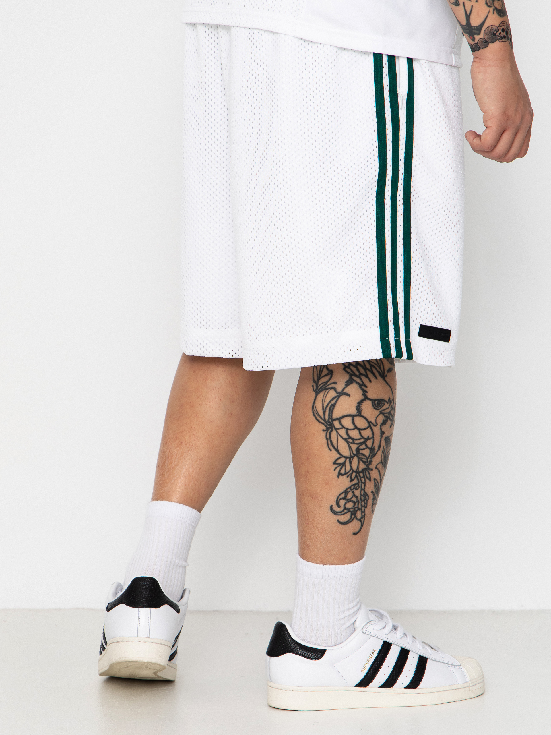 adidas Tyshawn B Shorts (white/magold/cgreen)