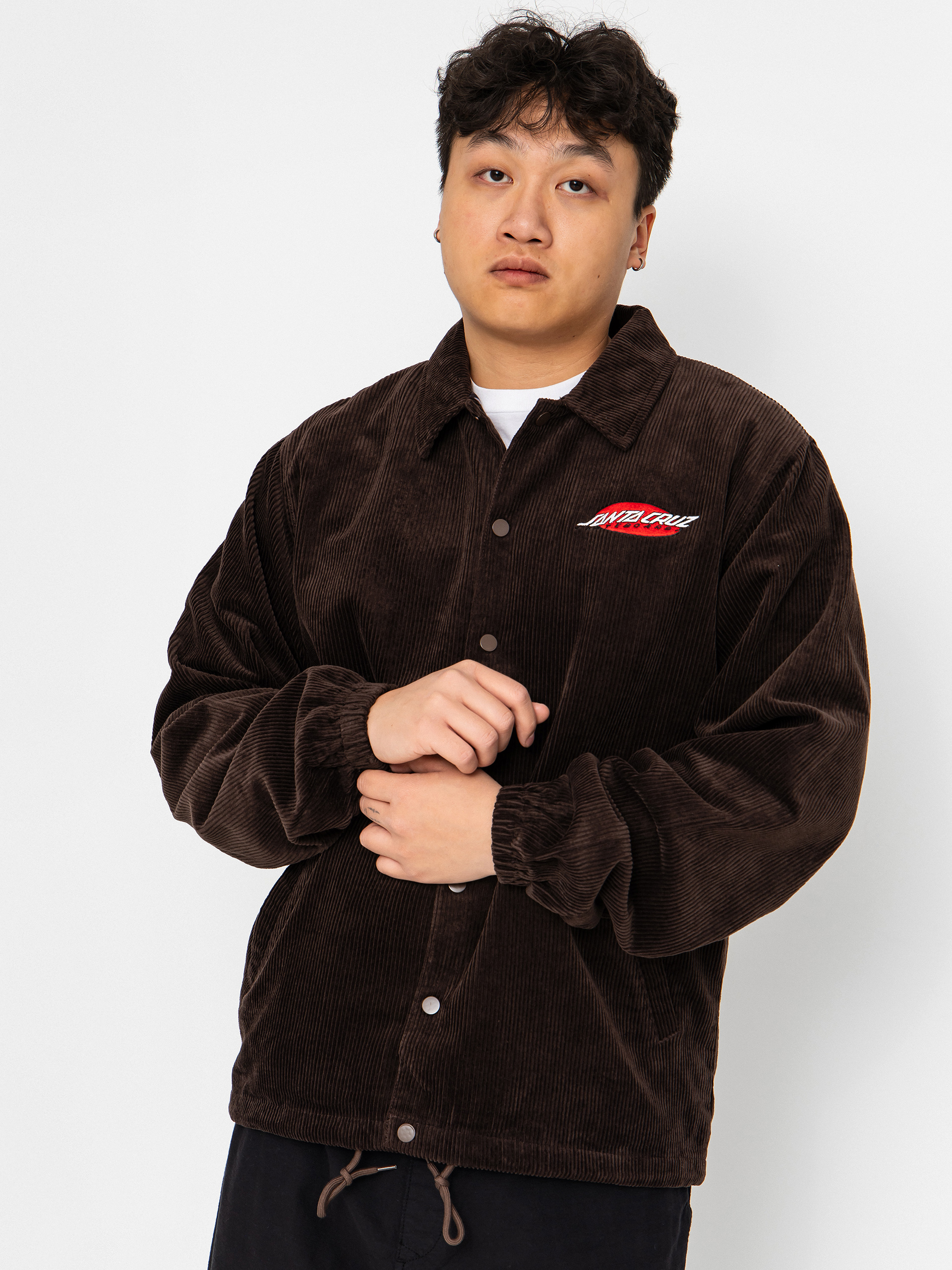 Santa Cruz Salba Voodoo Pit Coach Jacket - brown (coffee)